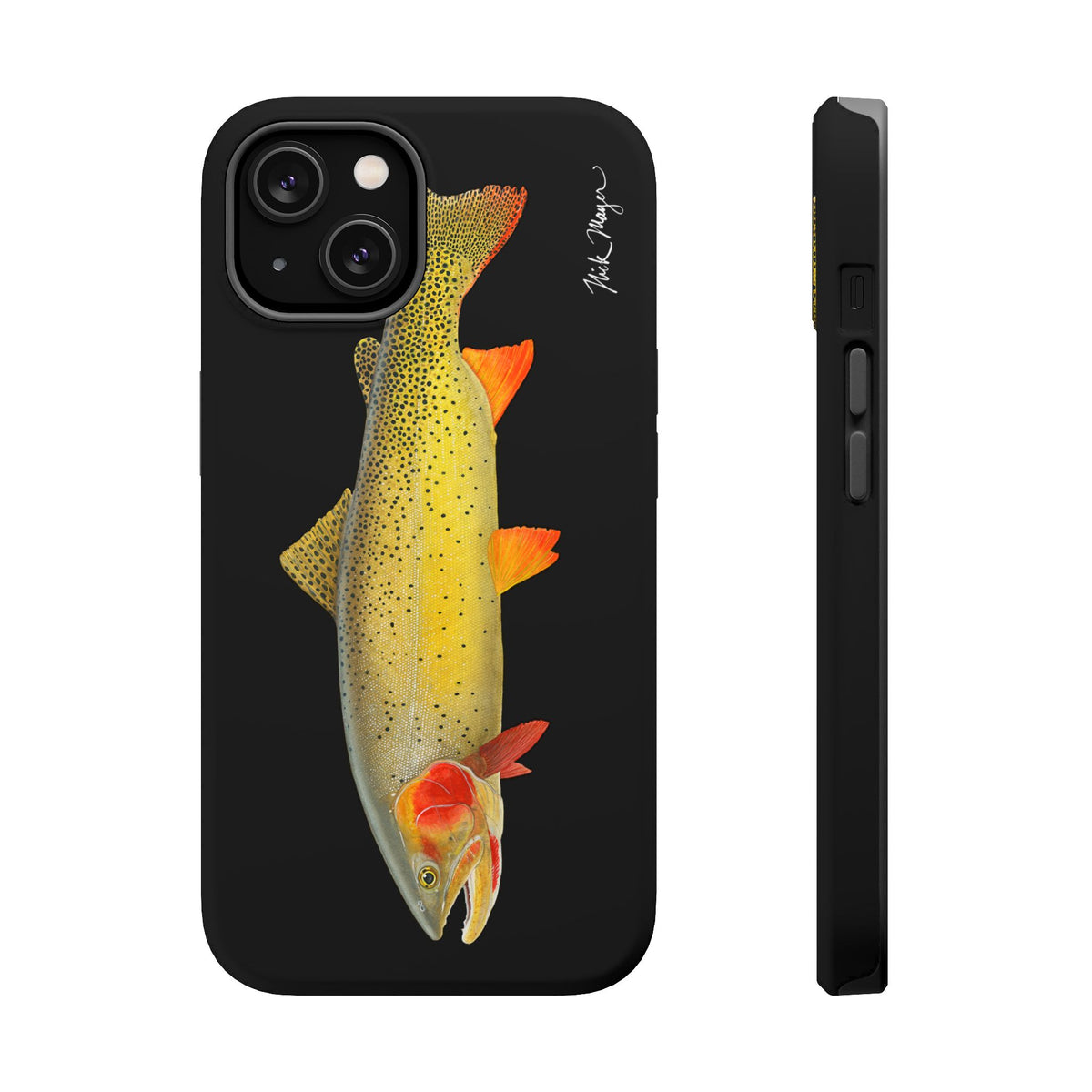 Cutthroat Trout 1 Black MagSafe iPhone Case Printify