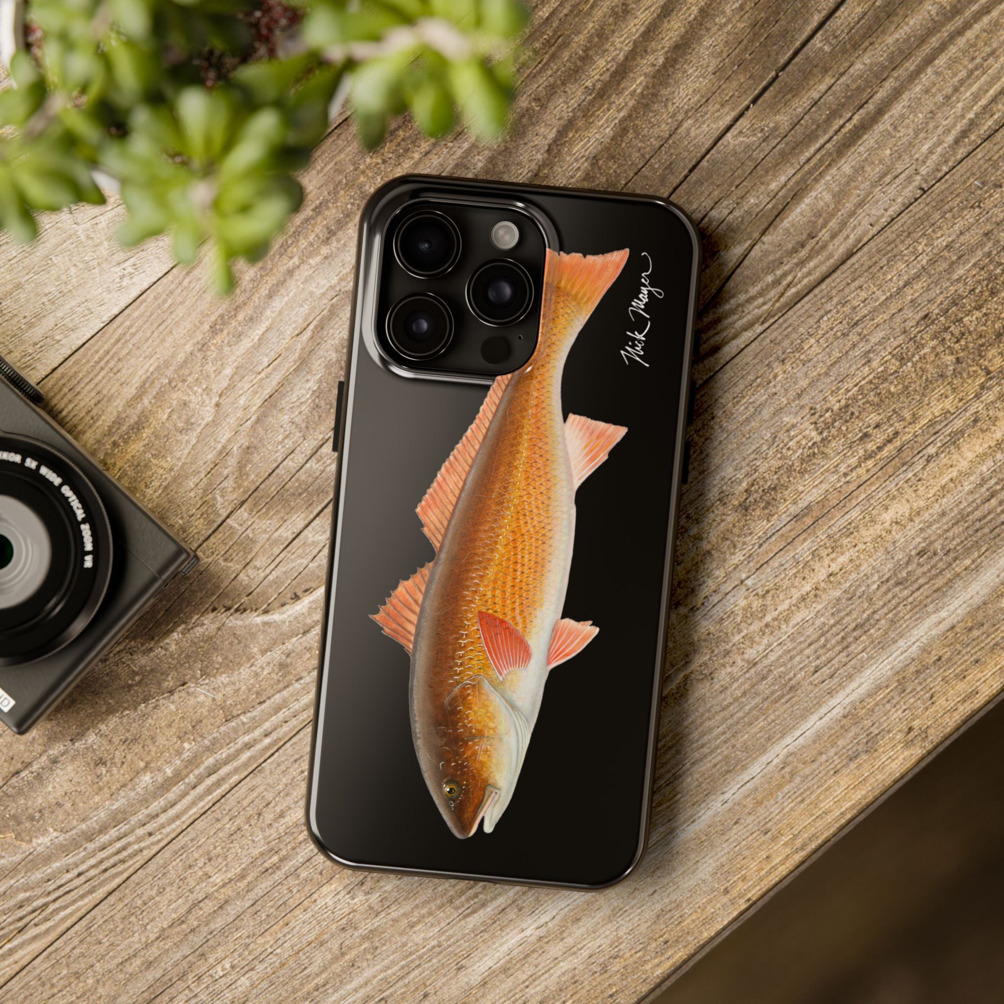 Redfish Black Phone Case (iPhone)