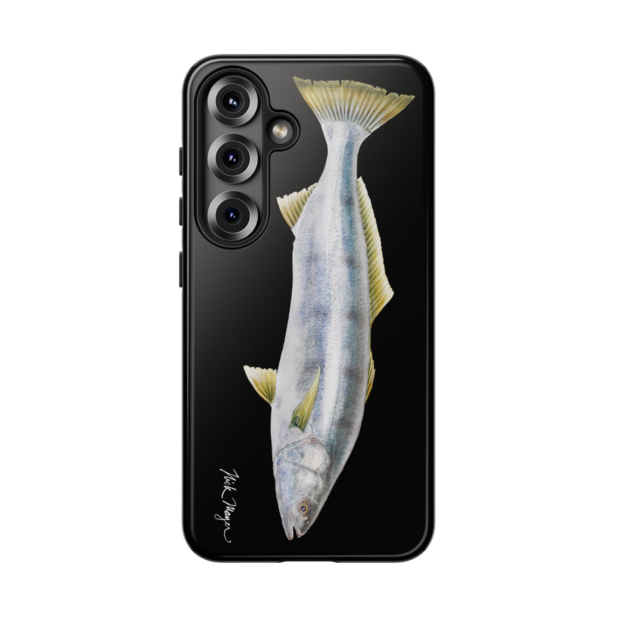 White Sea Bass Phone Case (Samsung) - black
