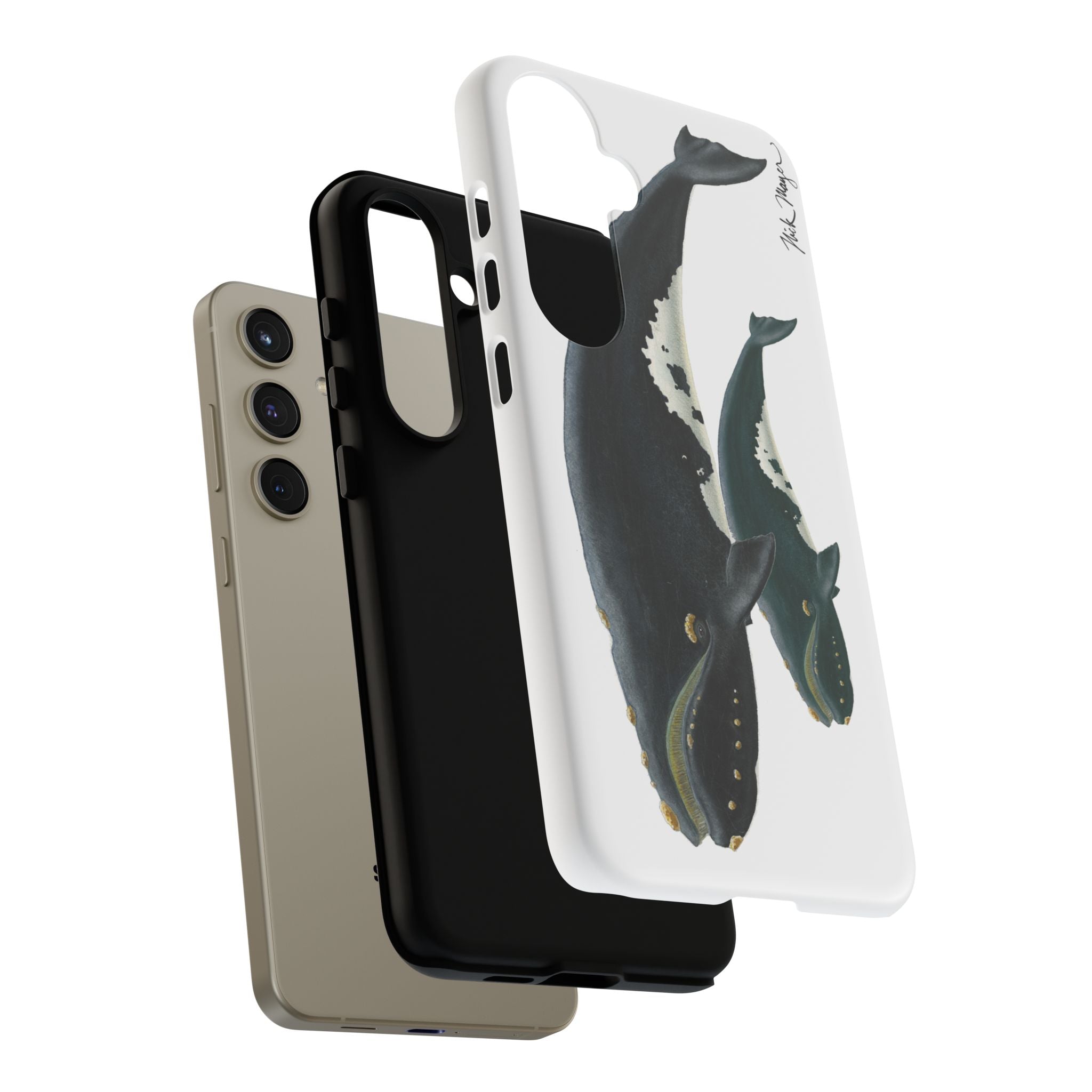 Mother & Calf Right Whale Phone Case (Samsung)