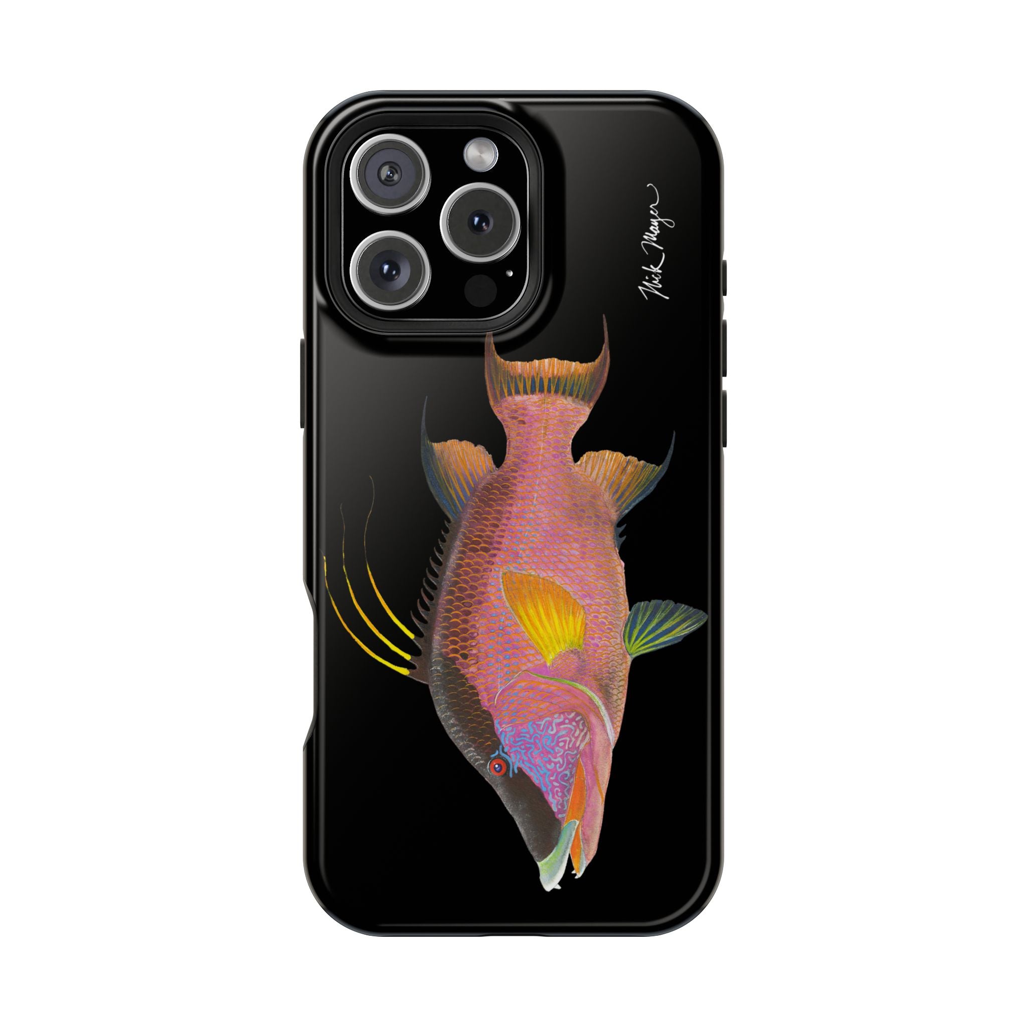 Hogfish MagSafe Black iPhone Case Printify