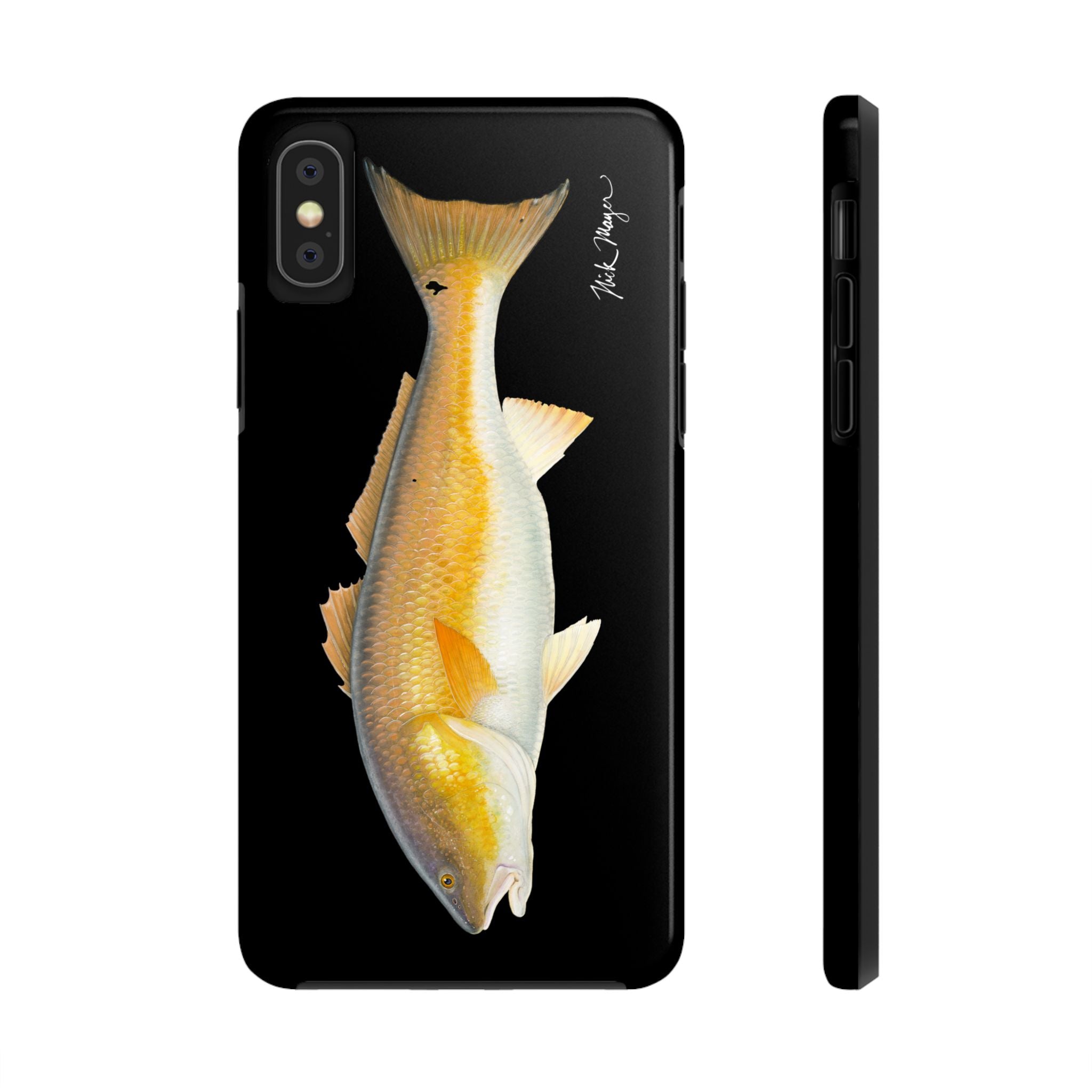 Bull Redfish Black Phone Case (iPhone)