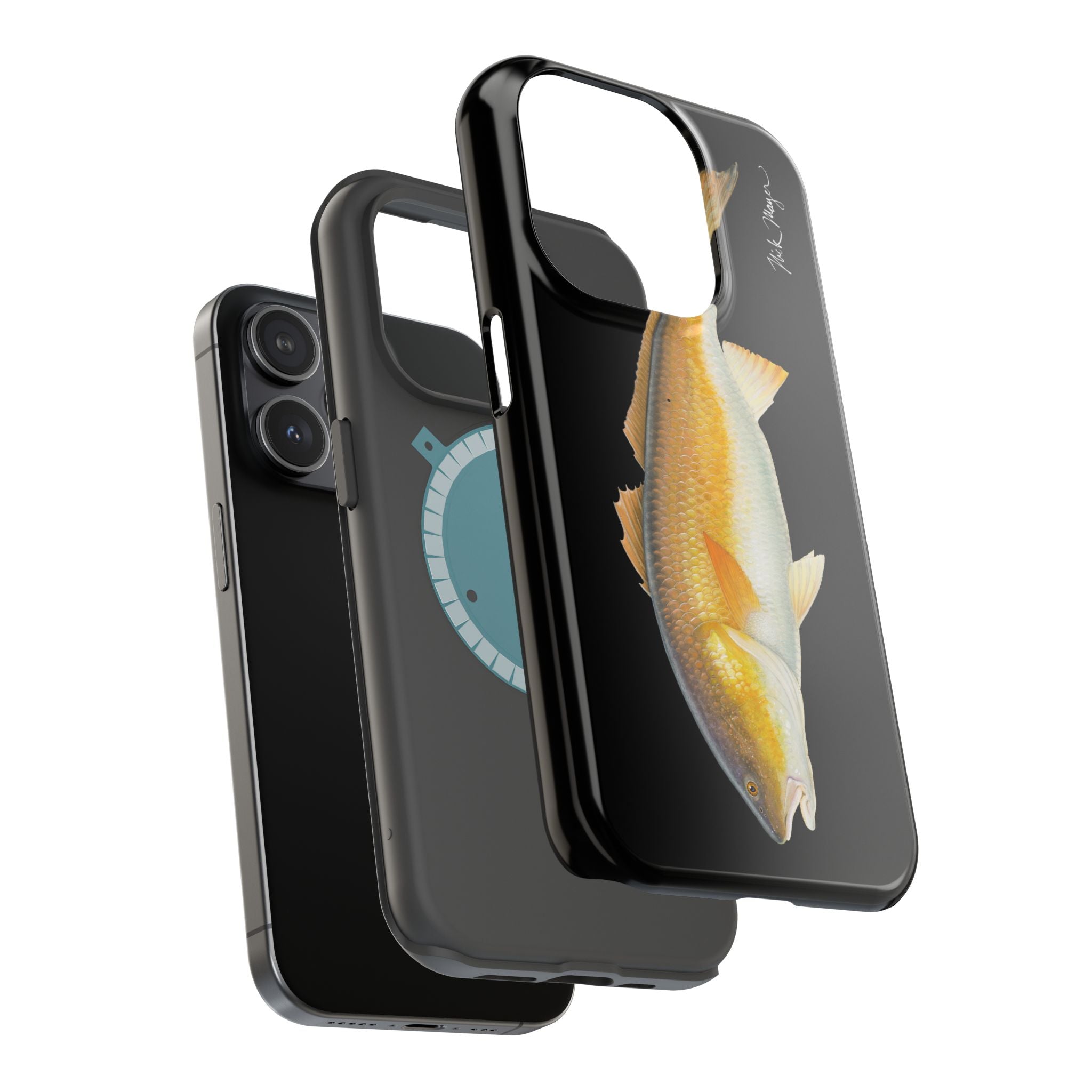 Bull Redfish MagSafe Black iPhone Case