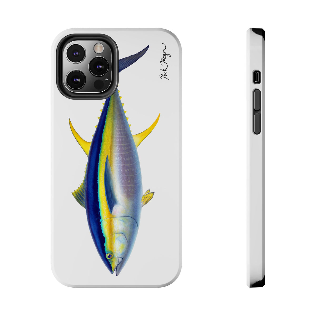 Yellowfin Tuna White Phone Case (iPhone) Printify