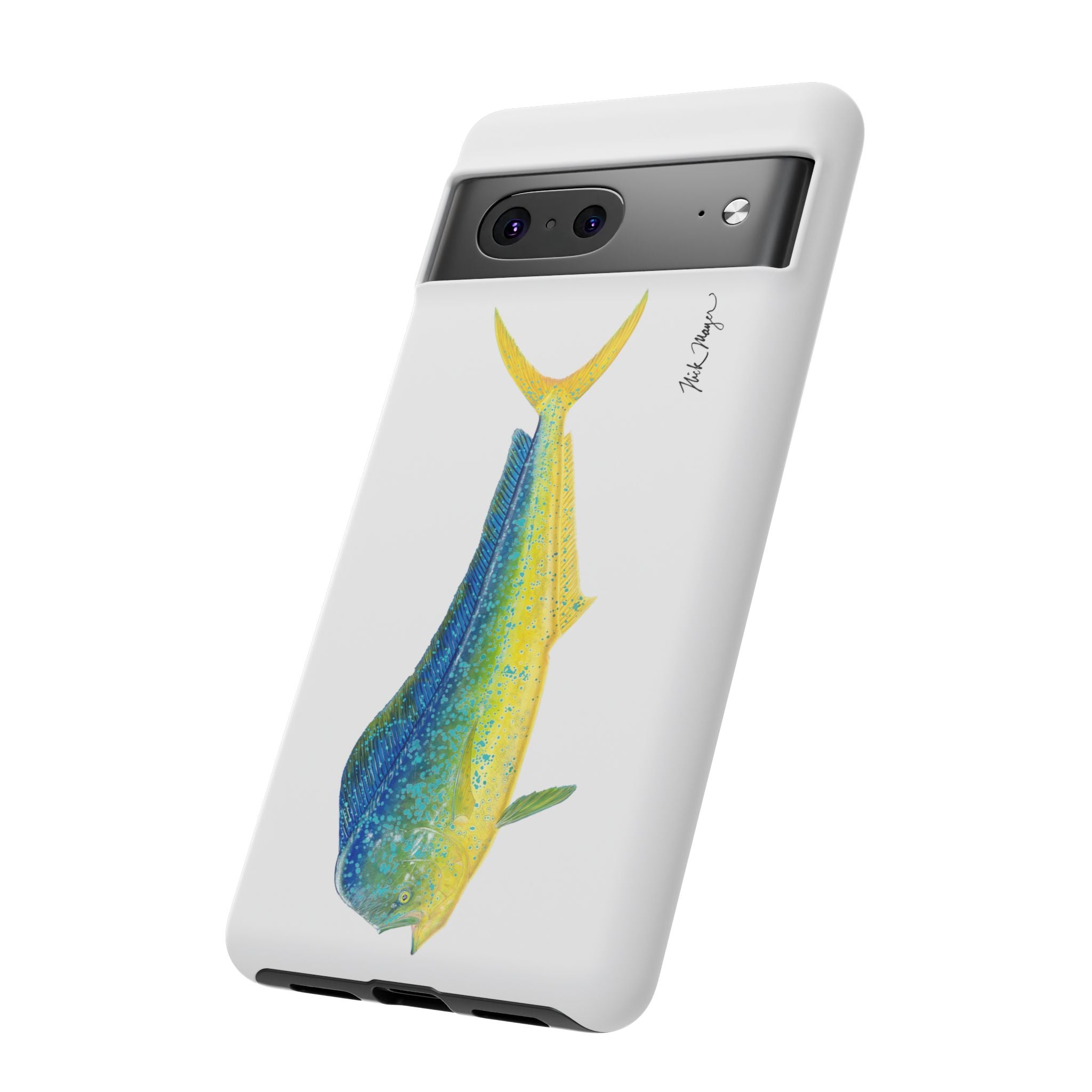 Bull Mahi White Phone Case (Samsung)