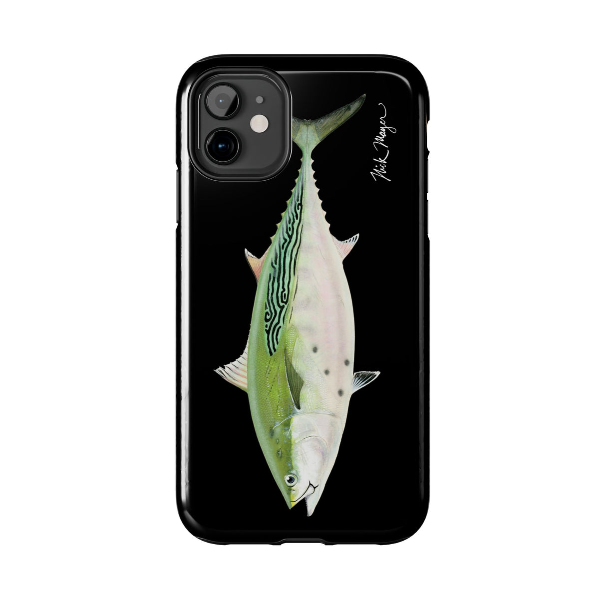 Albie Black Phone Case (iPhone) Printify