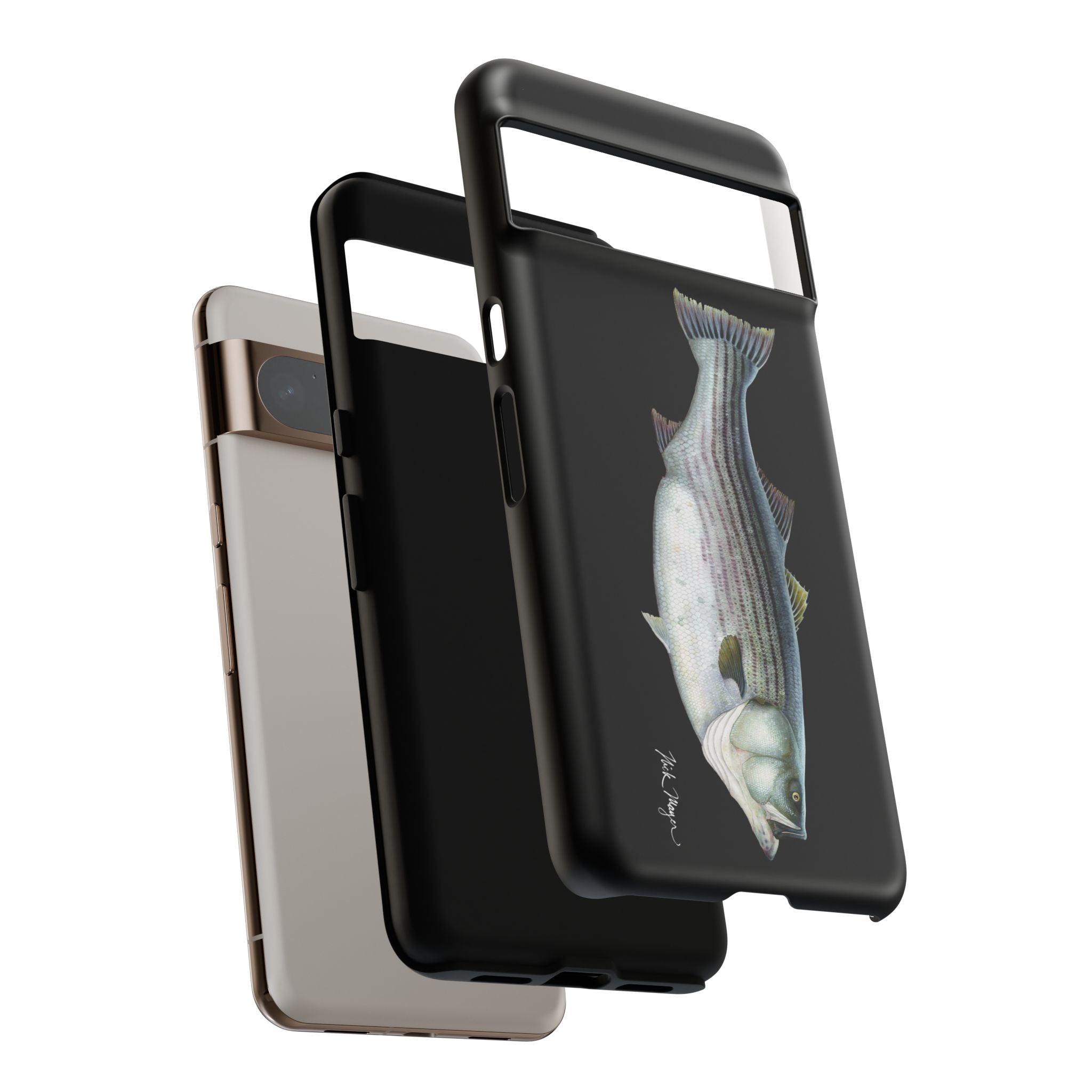 Cow Striper Phone Case (Samsung) - black