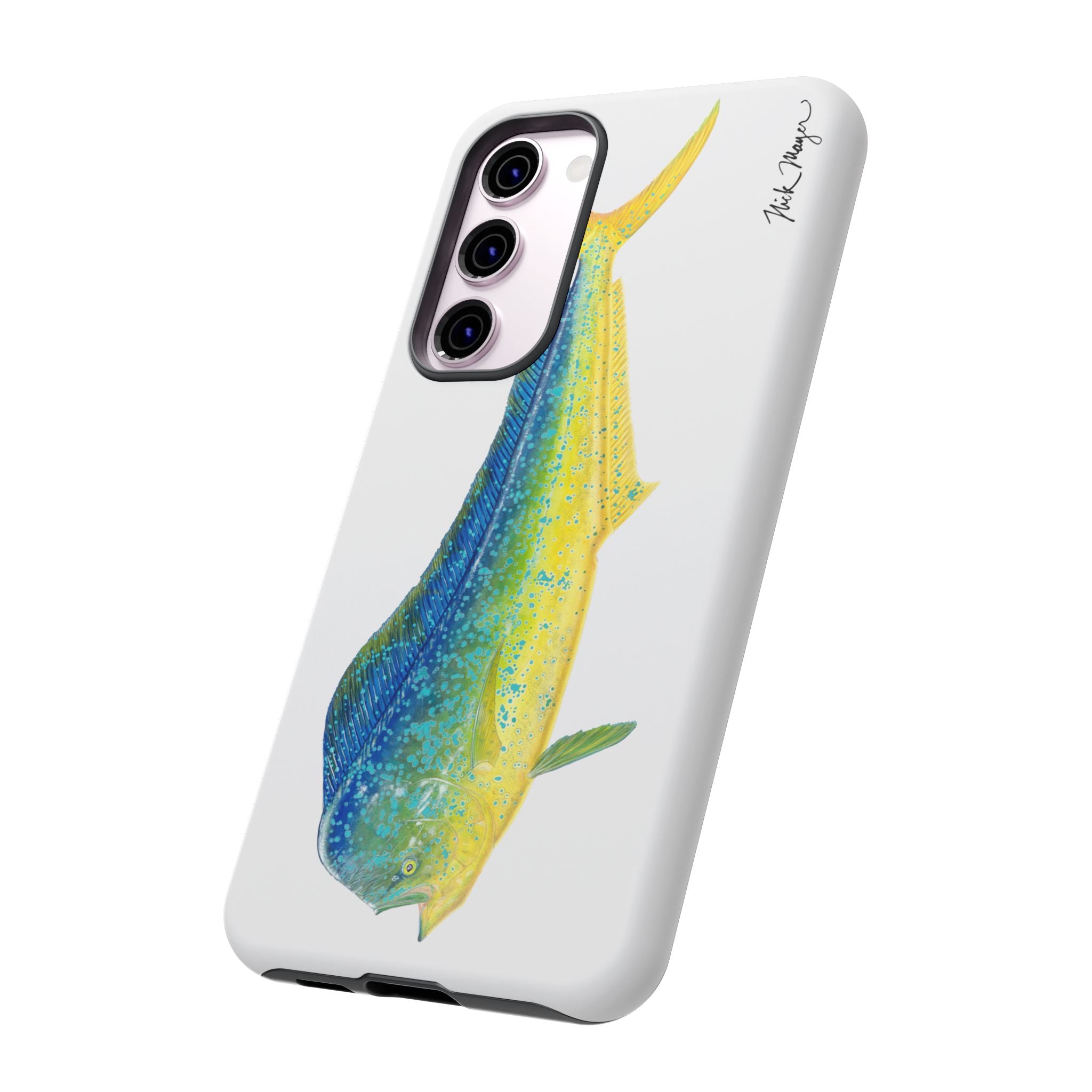 Bull Mahi White Phone Case (Samsung)