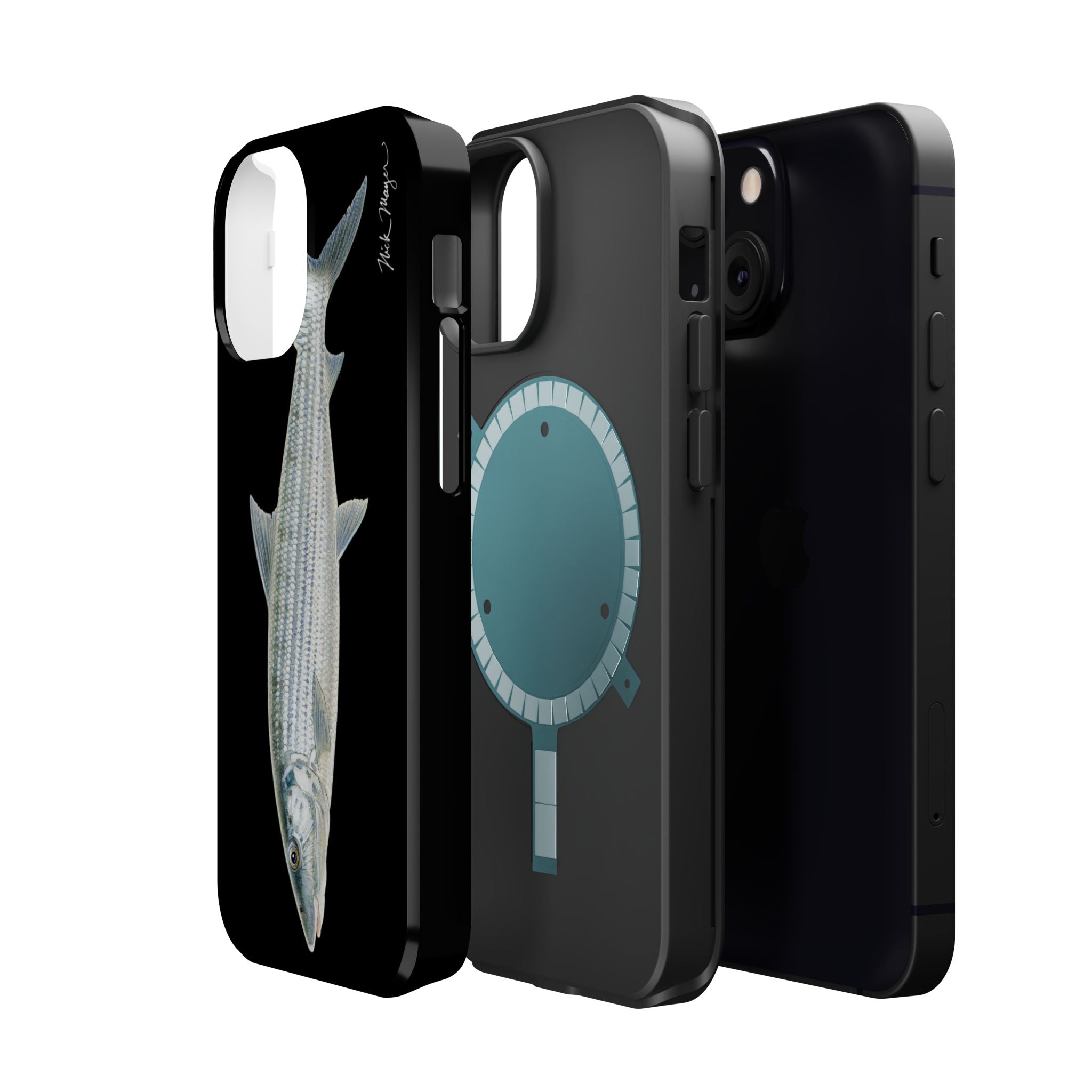 Bonefish MagSafe Black iPhone Case