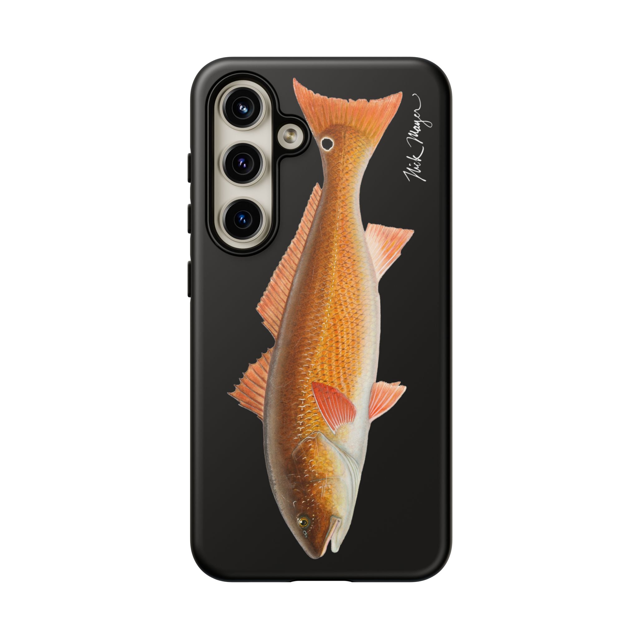 Redfish Black Phone Case (Samsung) Printify