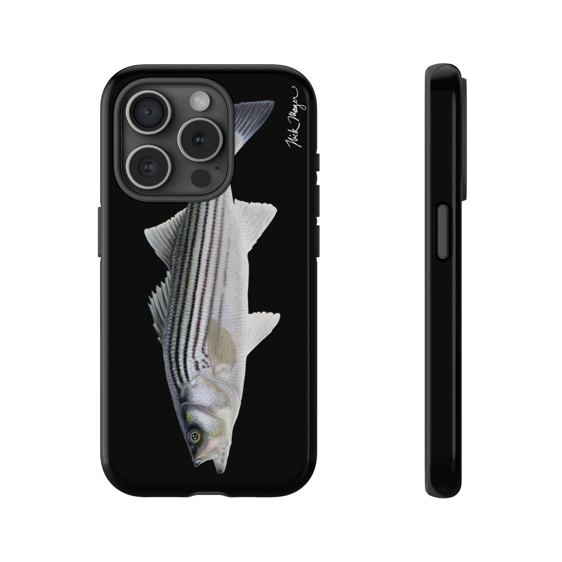 Schoolie Striper Black iPhone 15 Case