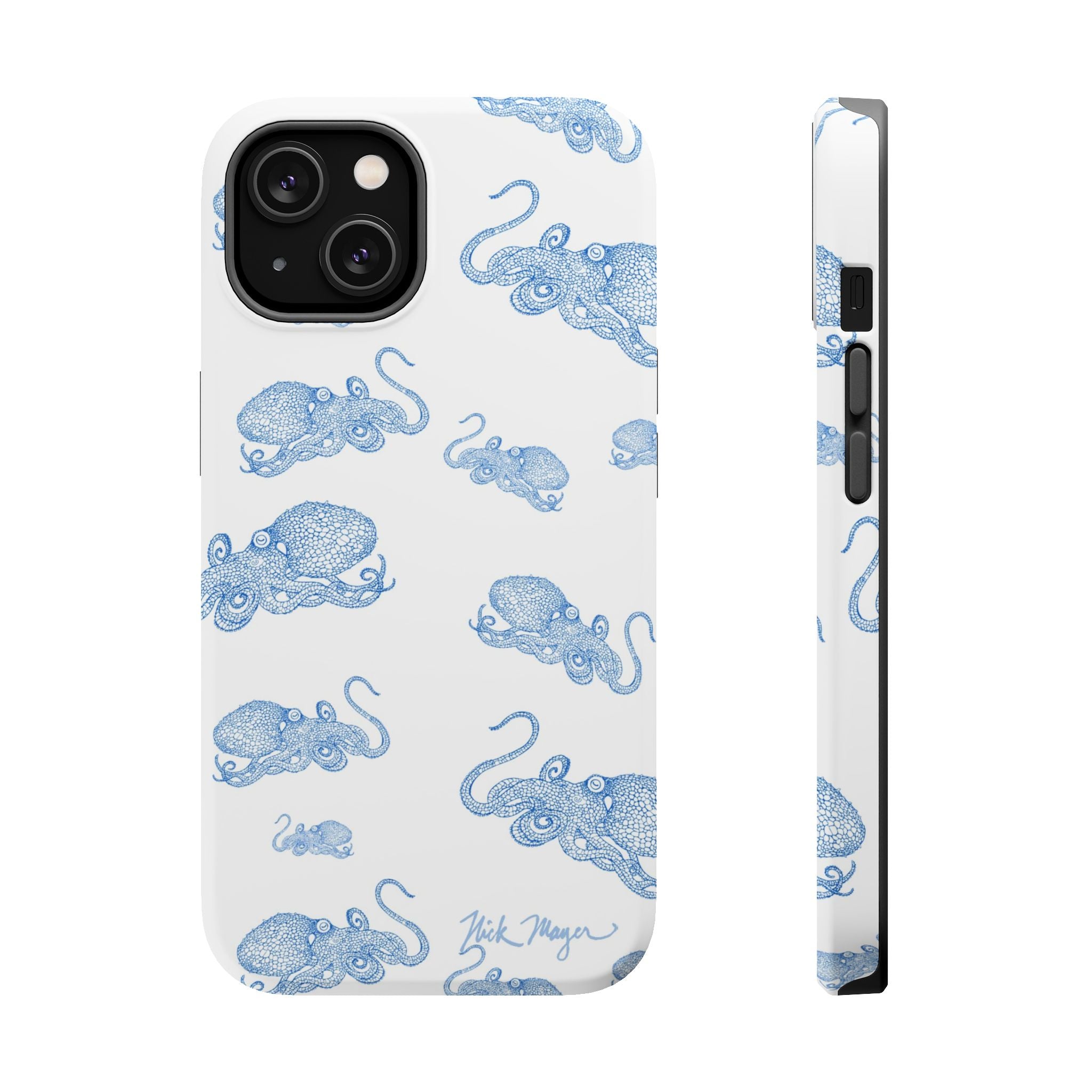 Blue Octopus 2 MagSafe iPhone Case