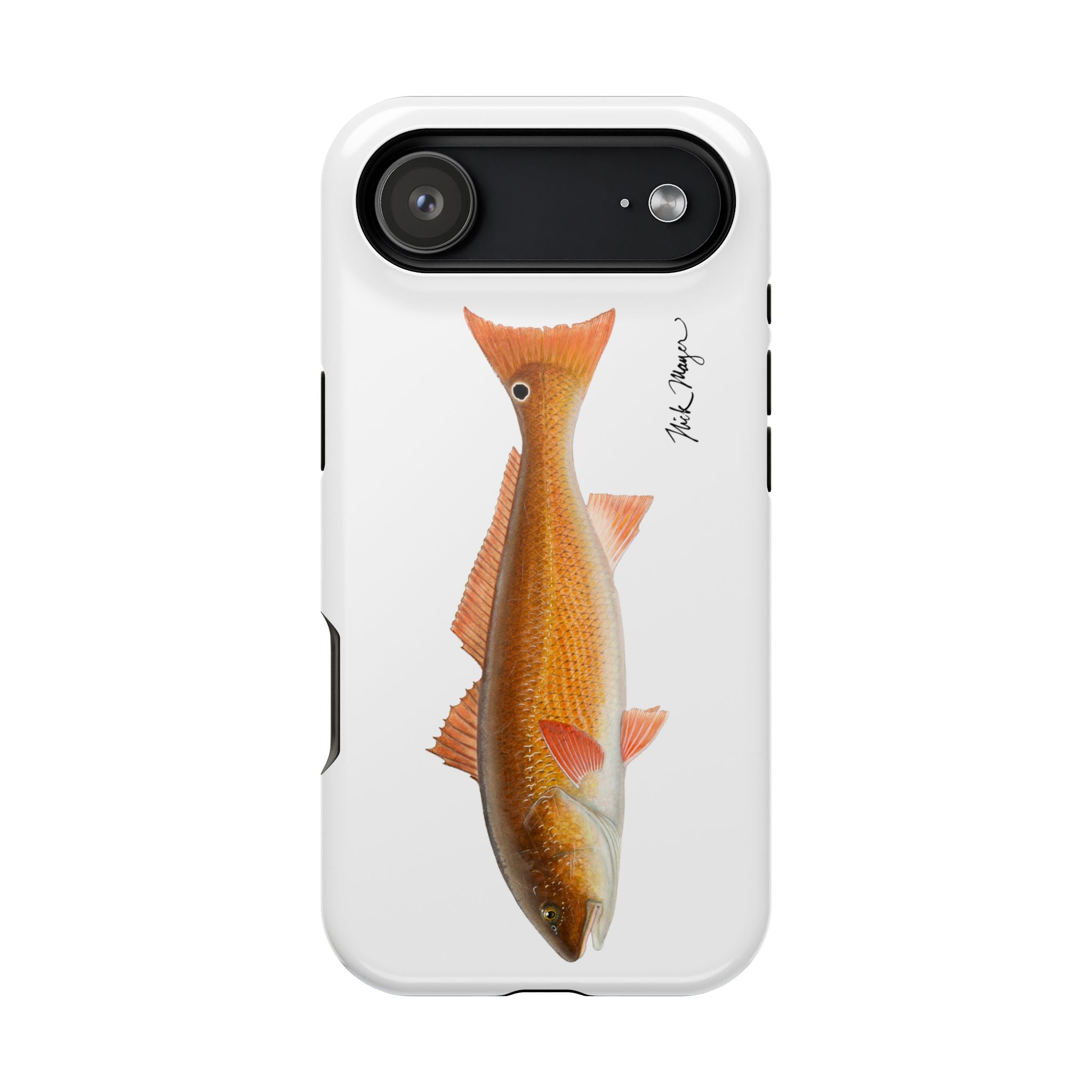 Redfish MagSafe White iPhone Case