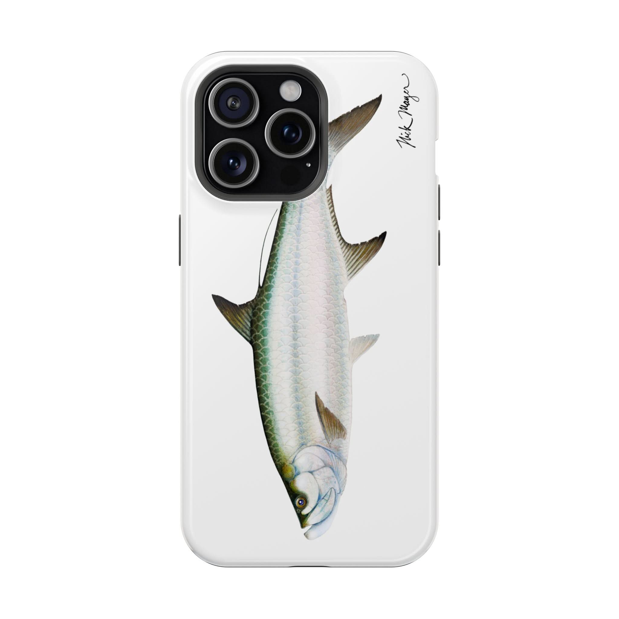 Tarpon White iPhone 15 Pro Max MagSafe Case - Clearance / Final Sale