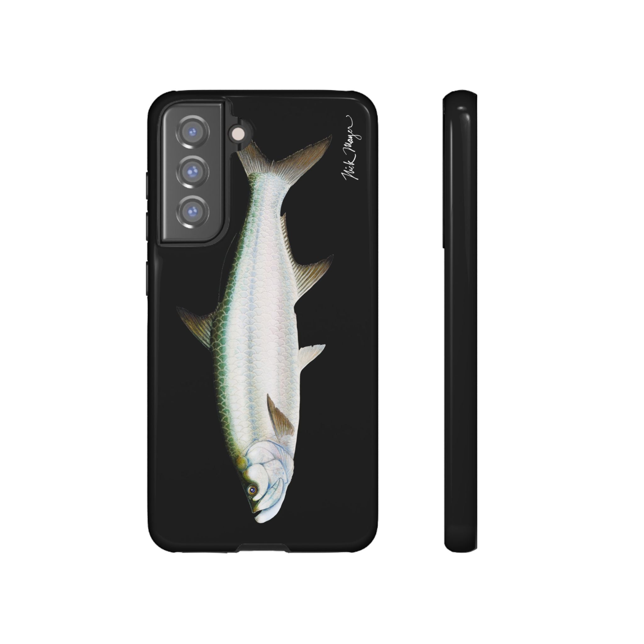 Tarpon Black Phone Case (Samsung) Printify