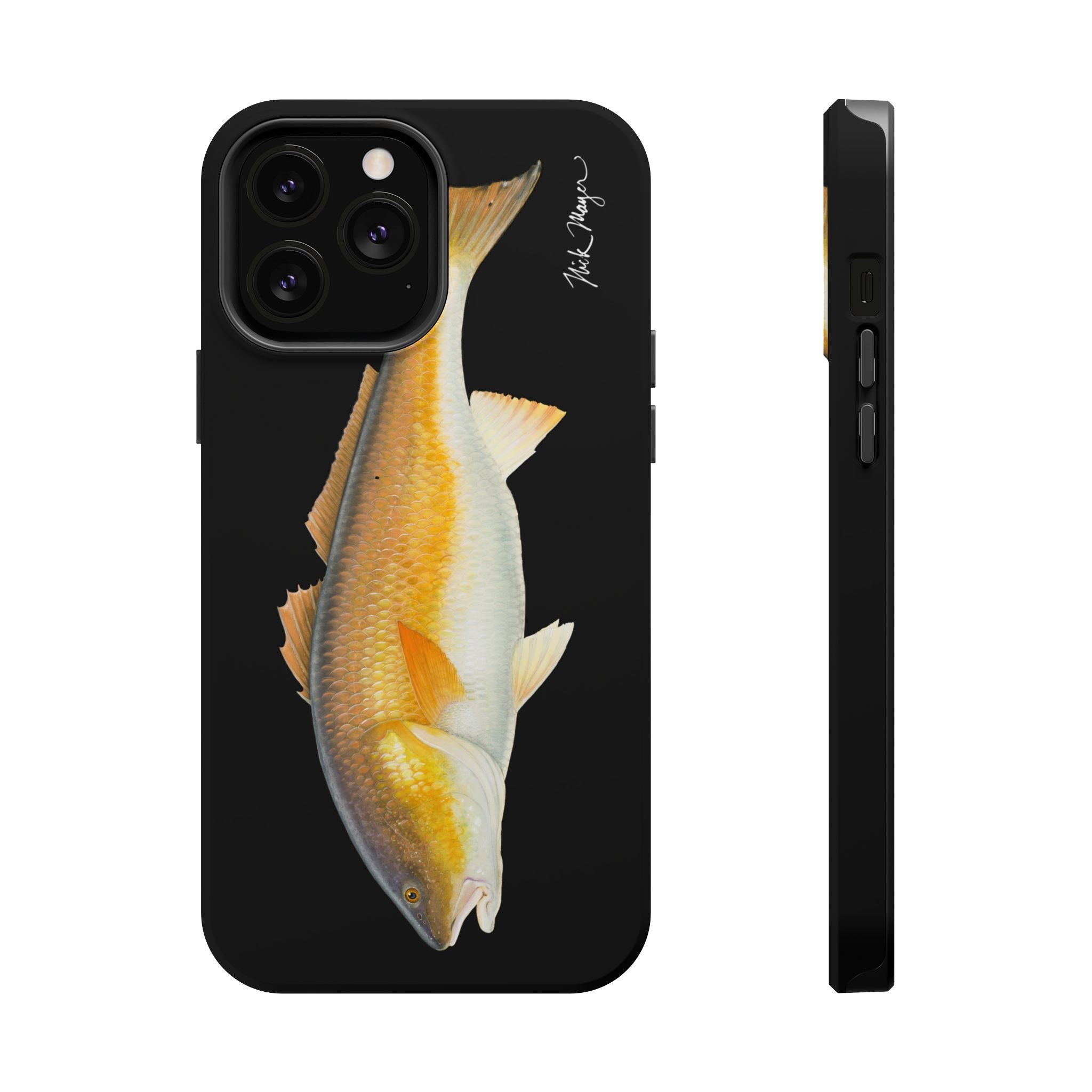Bull Redfish MagSafe Black iPhone Case