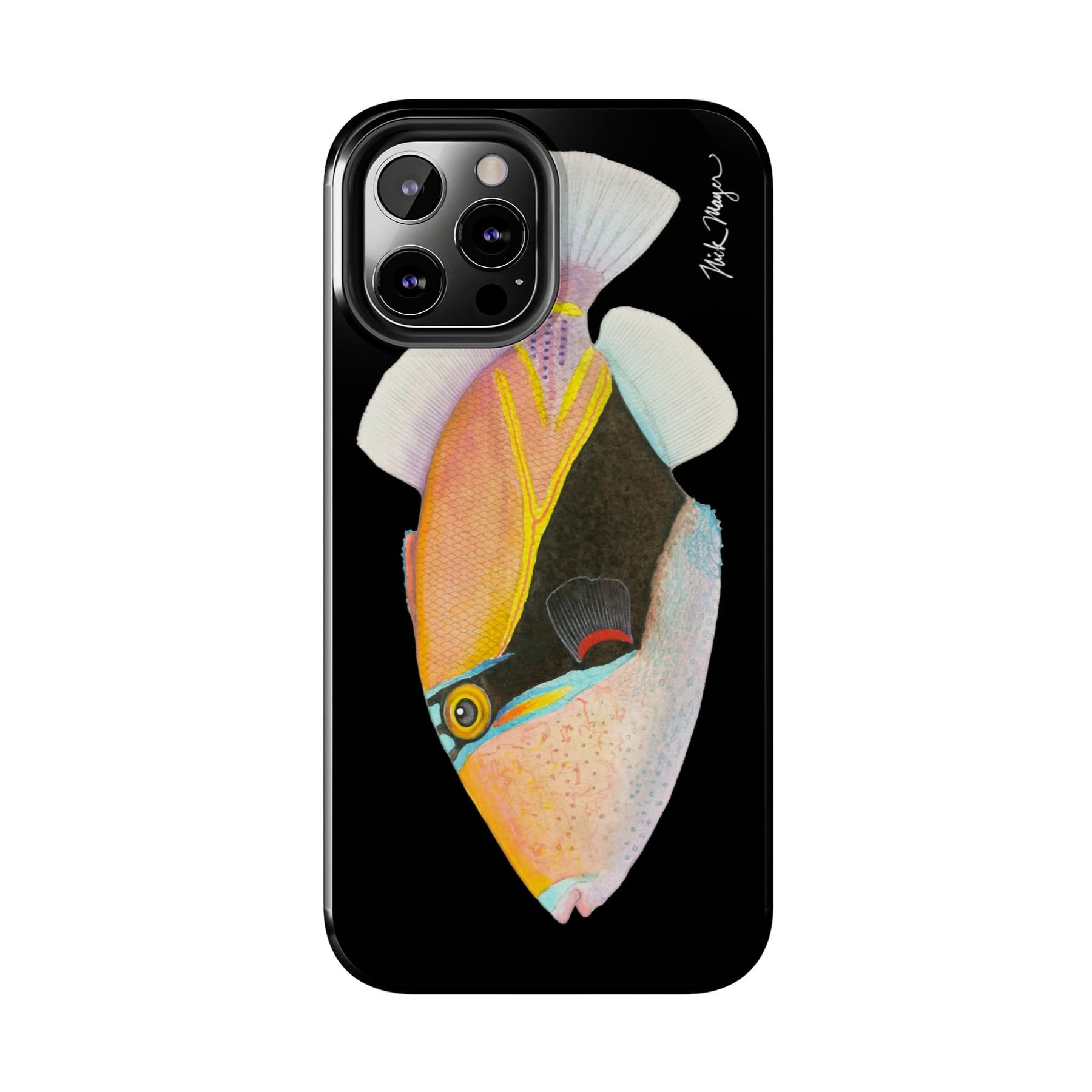 Humuhumunukunukuapua'a Black Phone Case (iPhone)