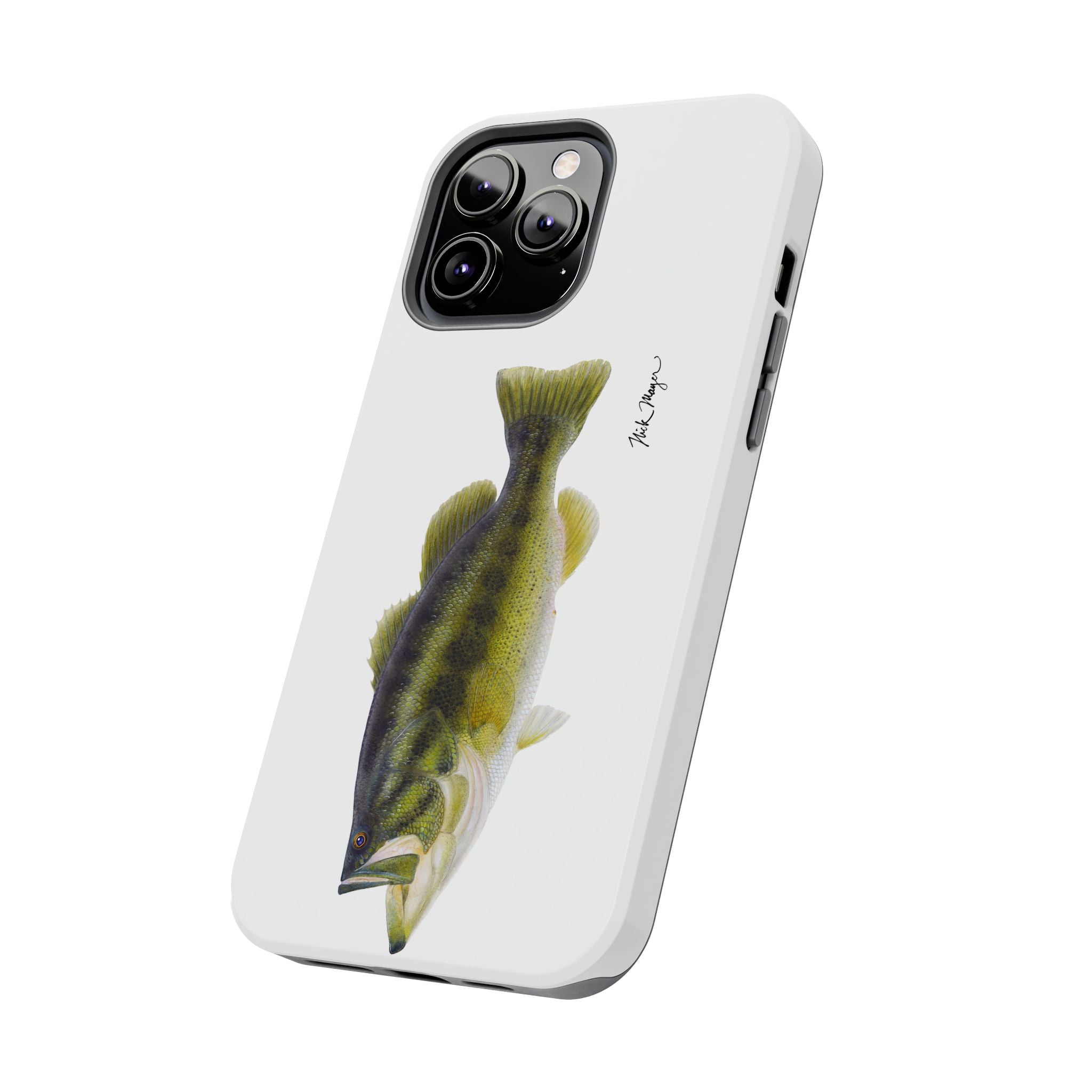 Largemouth Bass White Phone Case (iPhone)