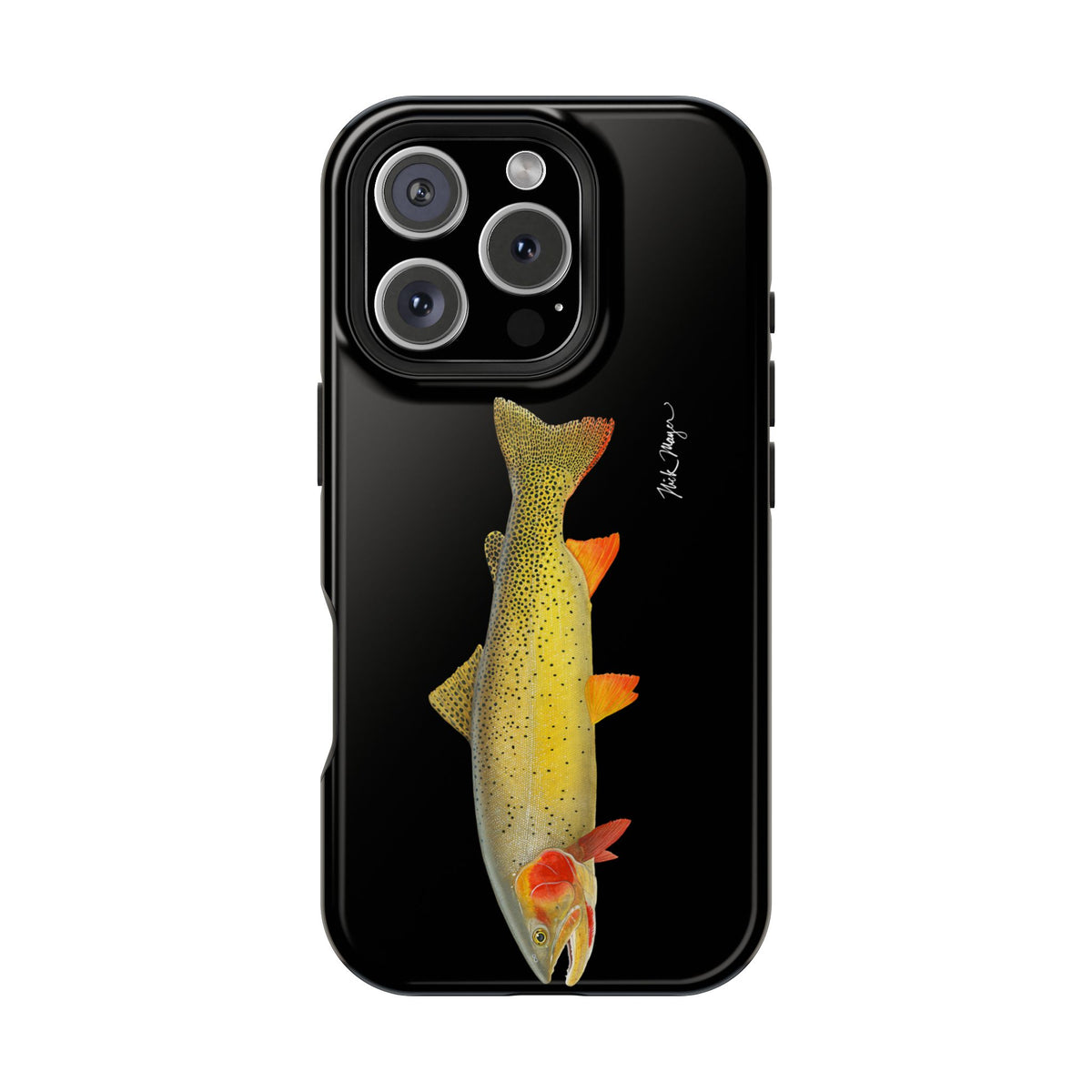 Cutthroat Trout 1 Black MagSafe iPhone Case Printify