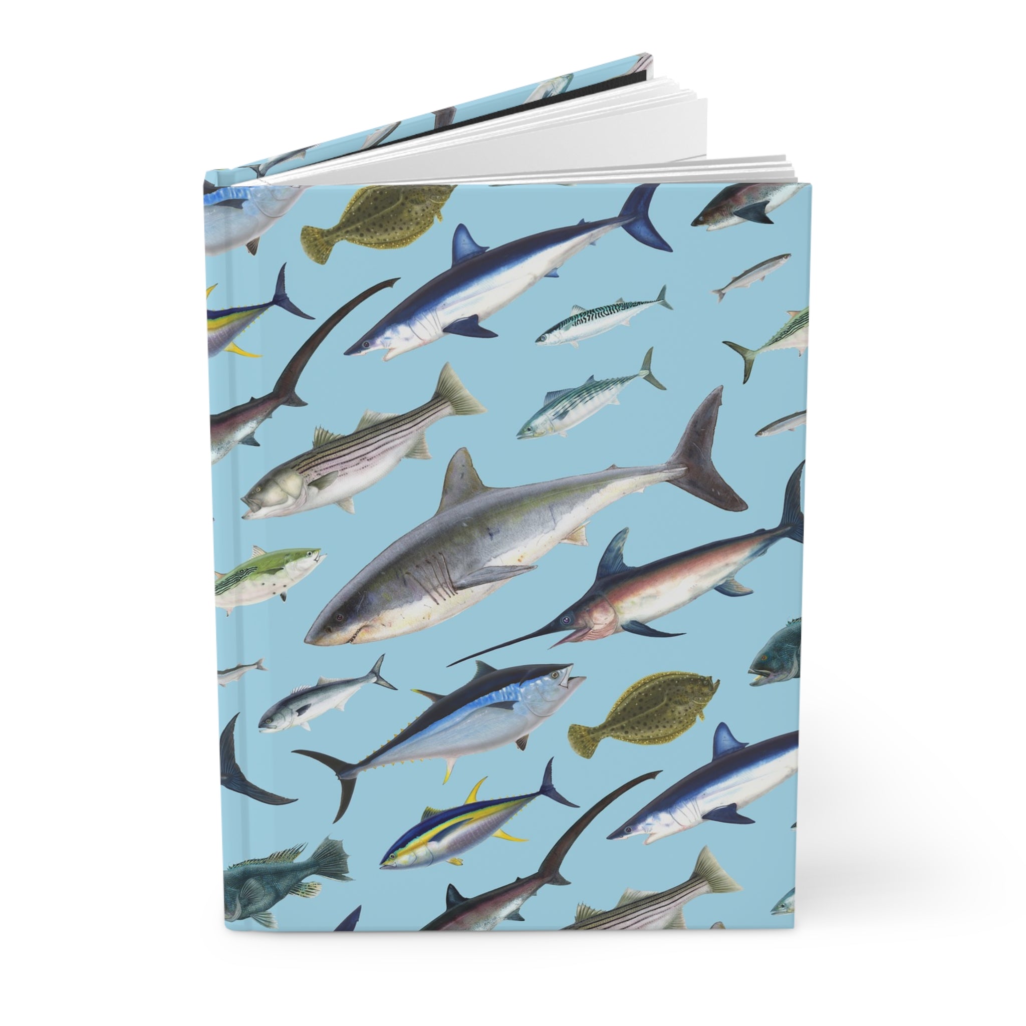Atlantic Fish II Hardcover Journal/ Notebook
