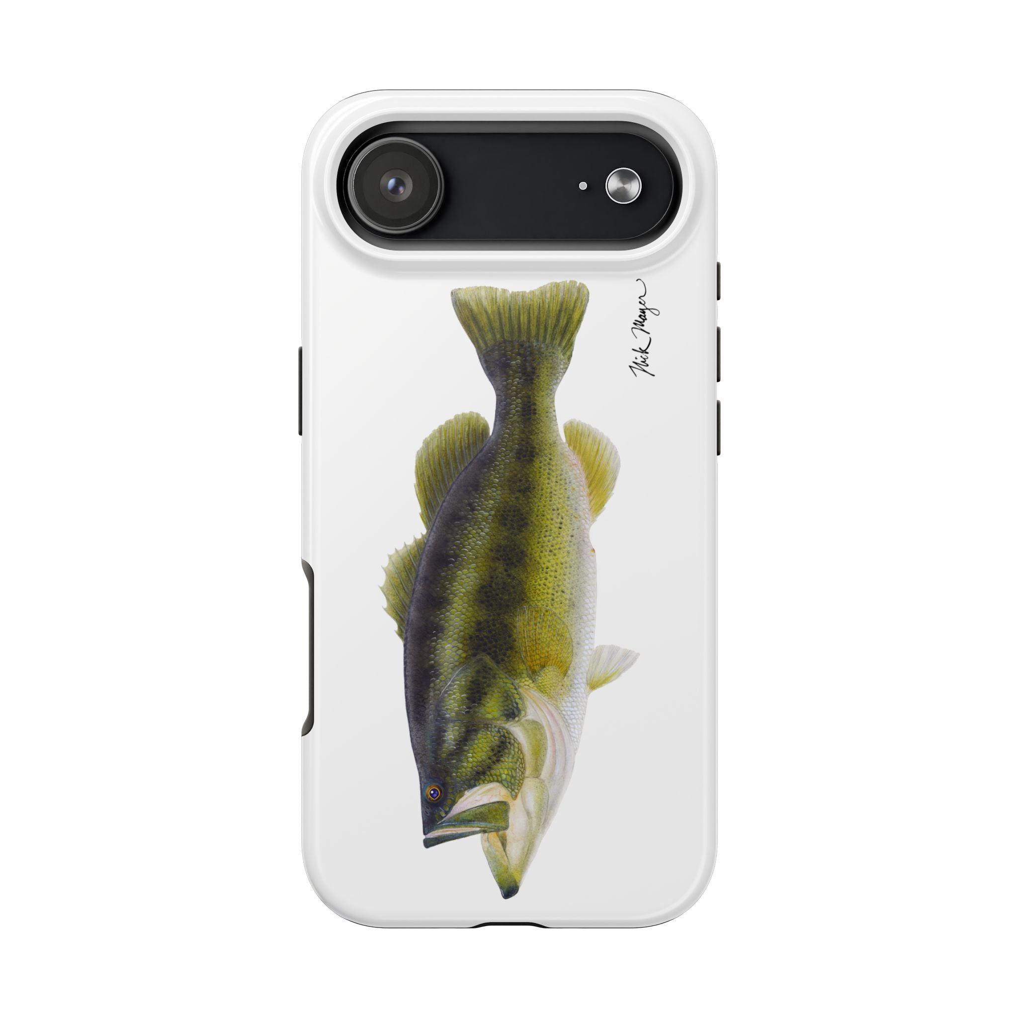 Largemouth Bass White Phone Case (iPhone)