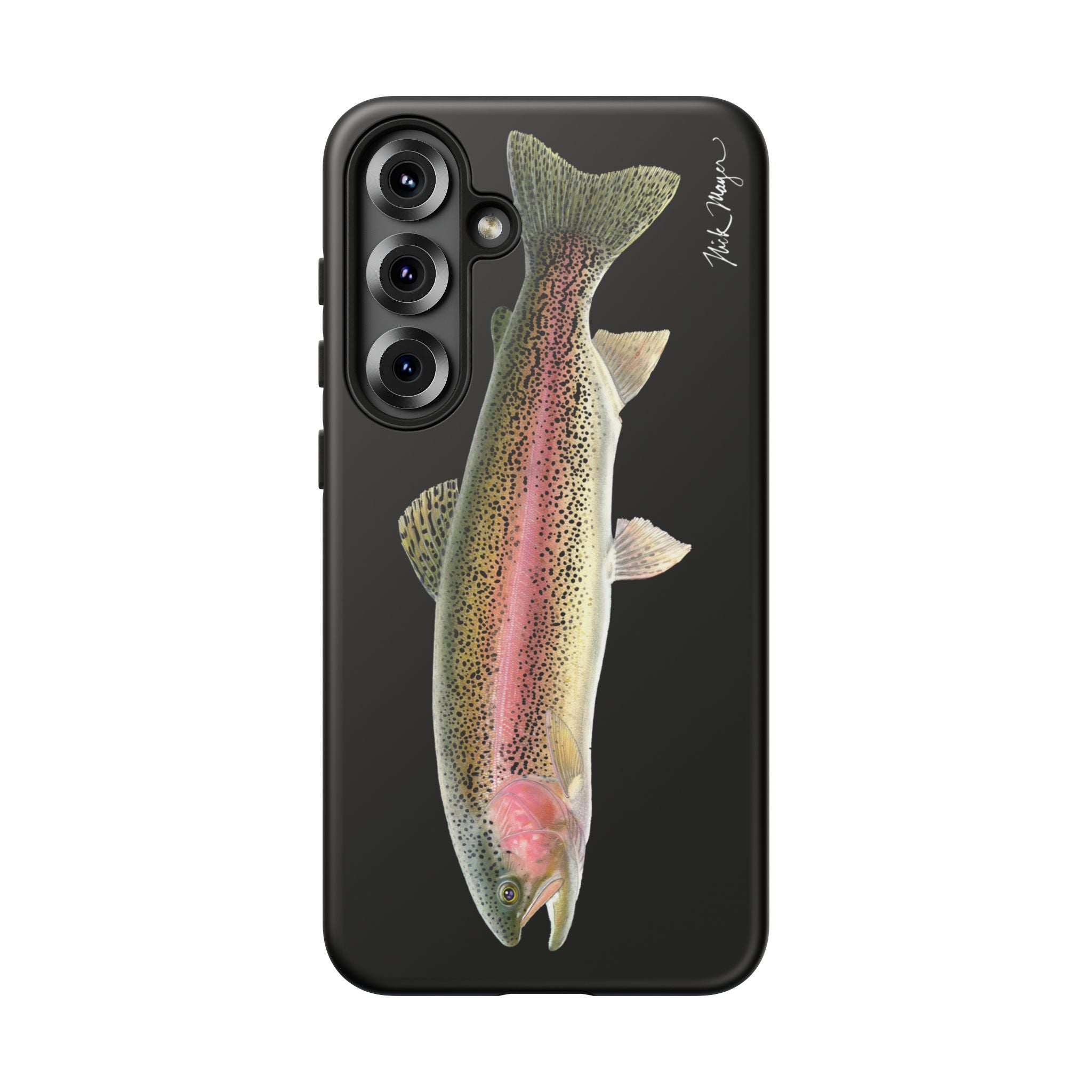 Rainbow Trout Black Phone Case (Samsung) Printify