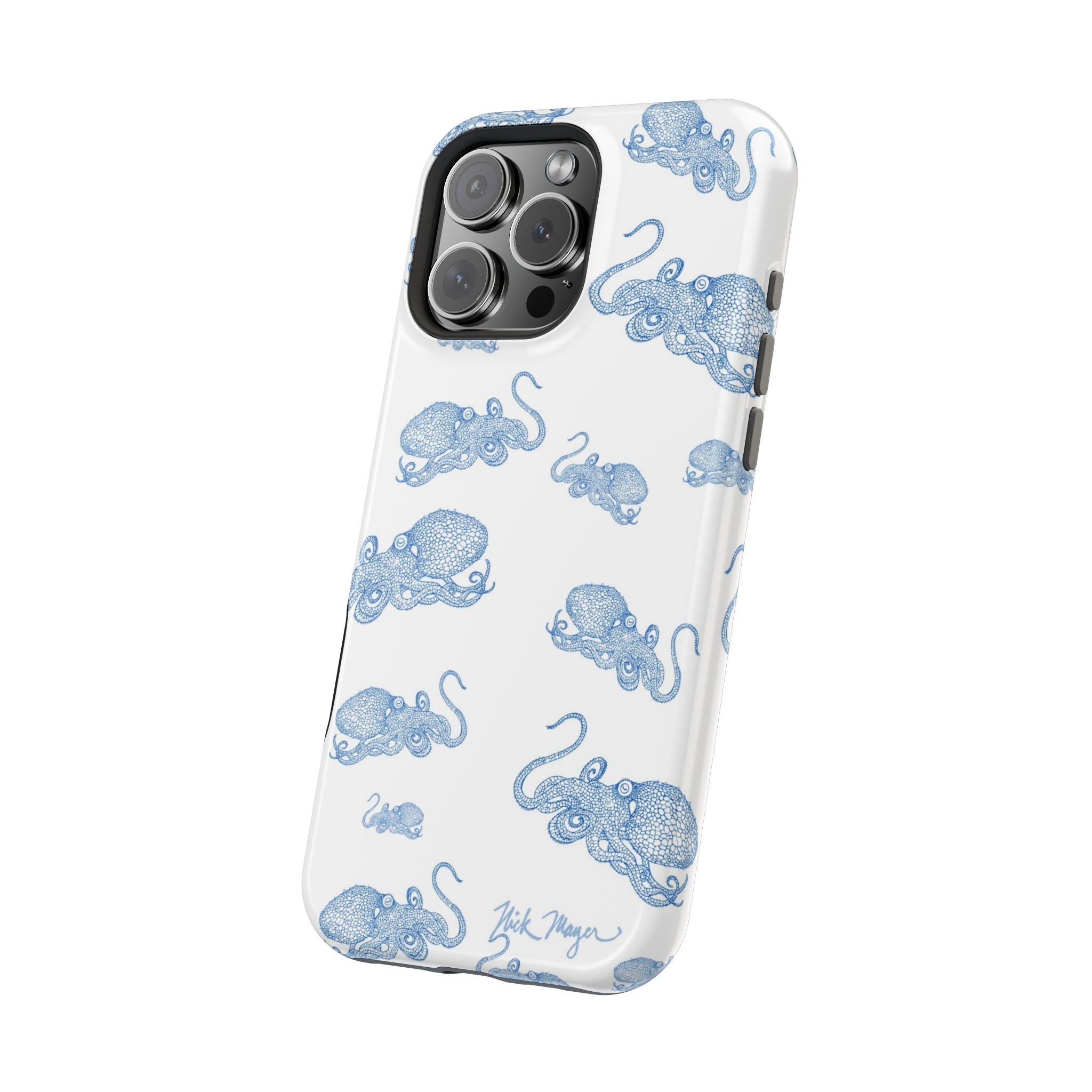 Blue Octopus 2 MagSafe iPhone Case