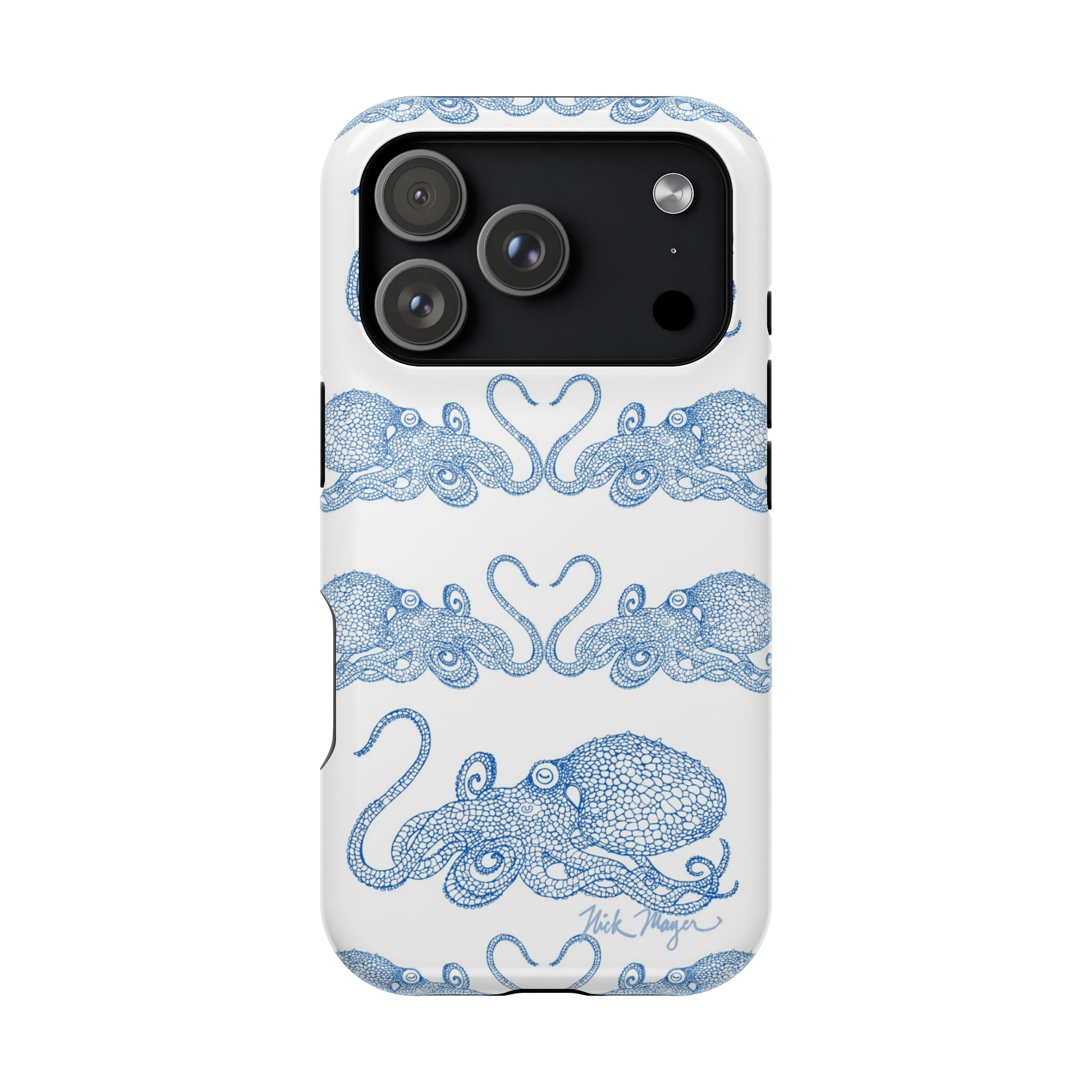 Blue Octopus 1 MagSafe iPhone Case
