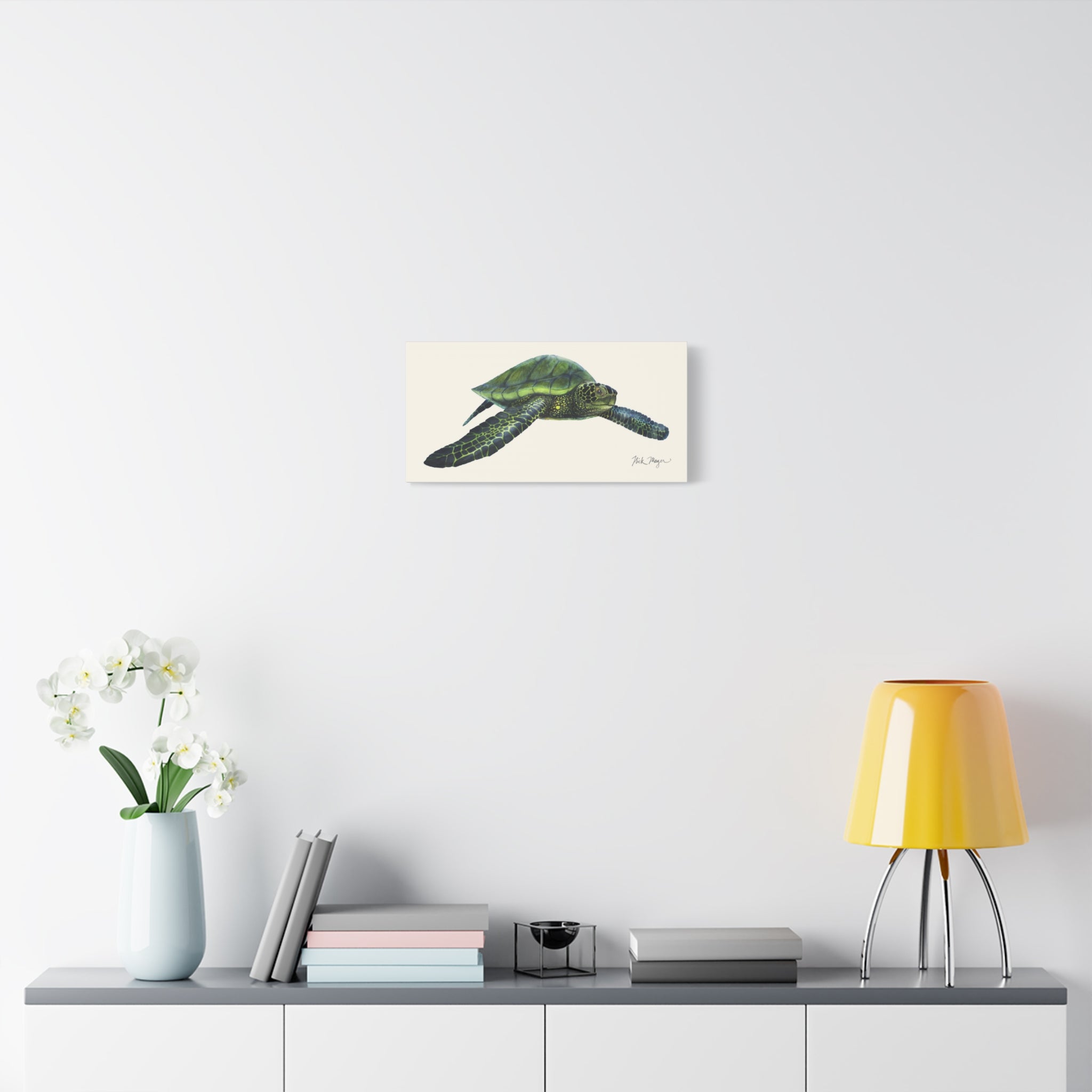 Green Sea Turtle 1 Canvas Print