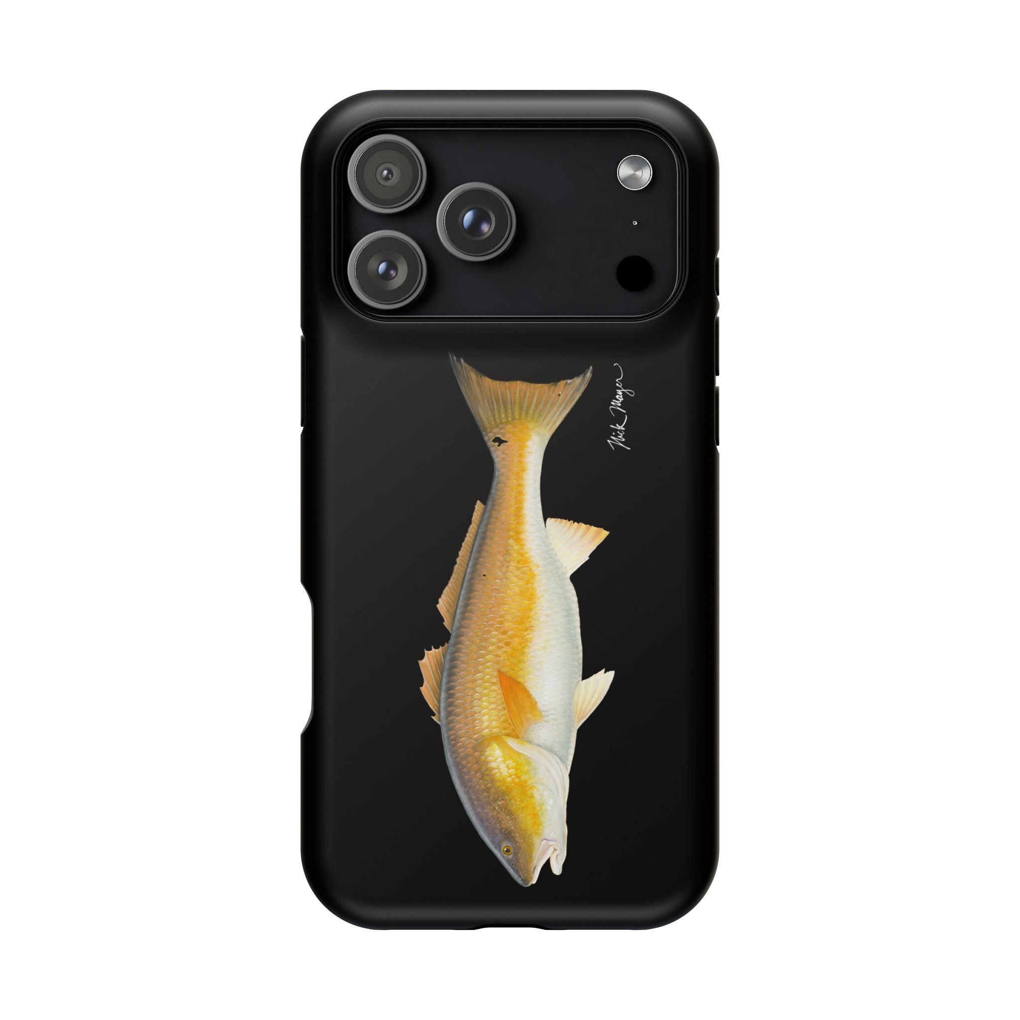 Bull Redfish MagSafe Black iPhone Case