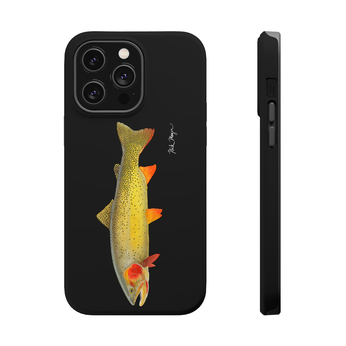 Cutthroat Trout 1 Black MagSafe iPhone Case Printify