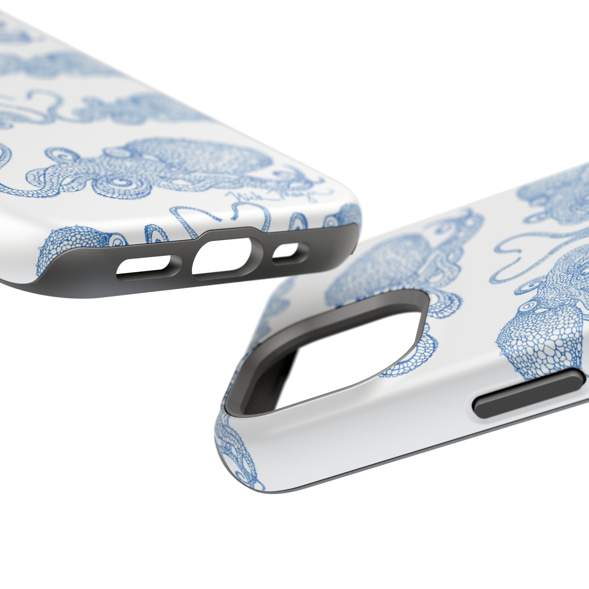Blue Octopus 1 MagSafe iPhone Case