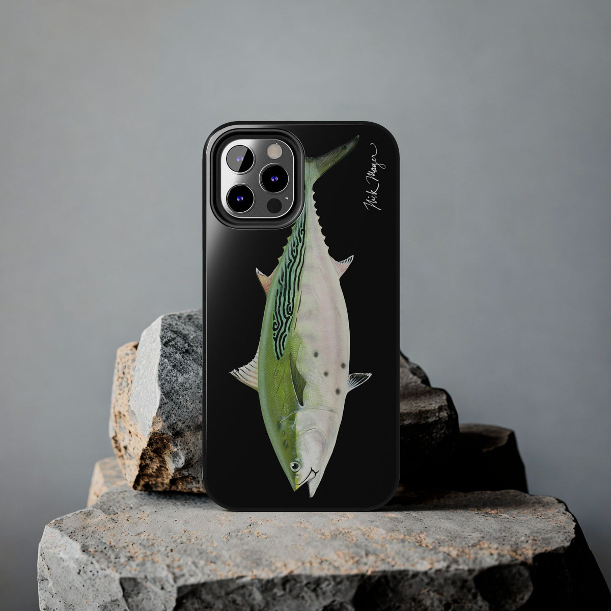 Albie Black Phone Case (iPhone) Printify