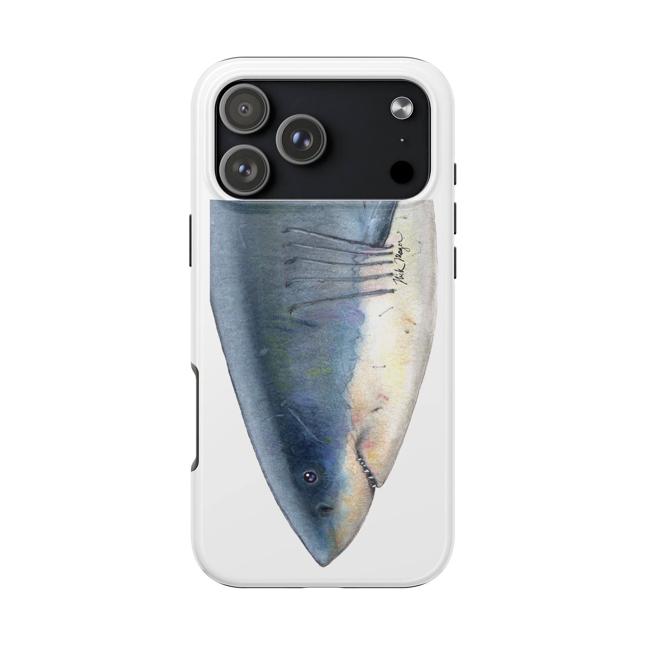 Great White Shark Face Phone Case (iPhone)