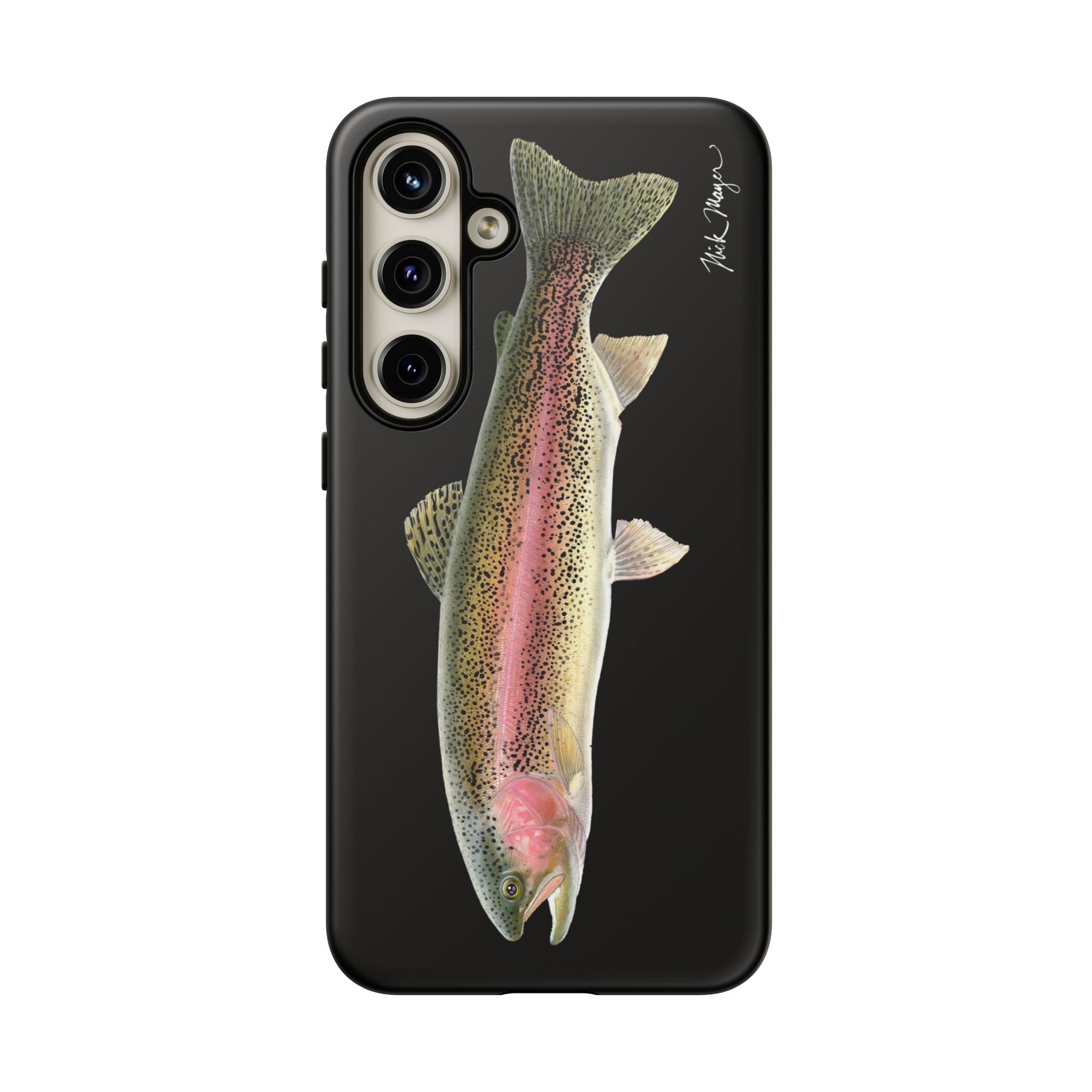 Rainbow Trout Black Phone Case (Samsung) Printify