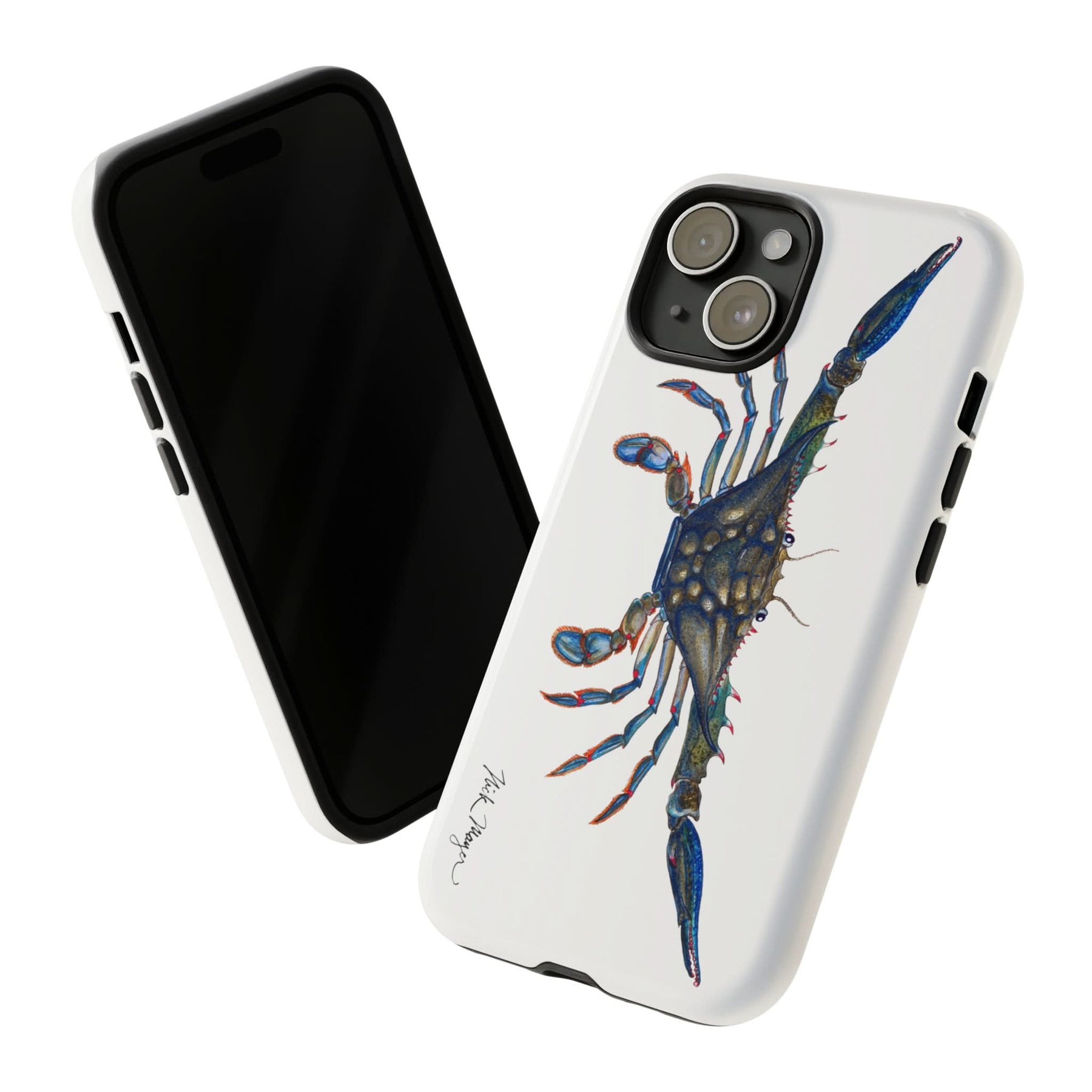 Blue Crab iPhone 15 Case