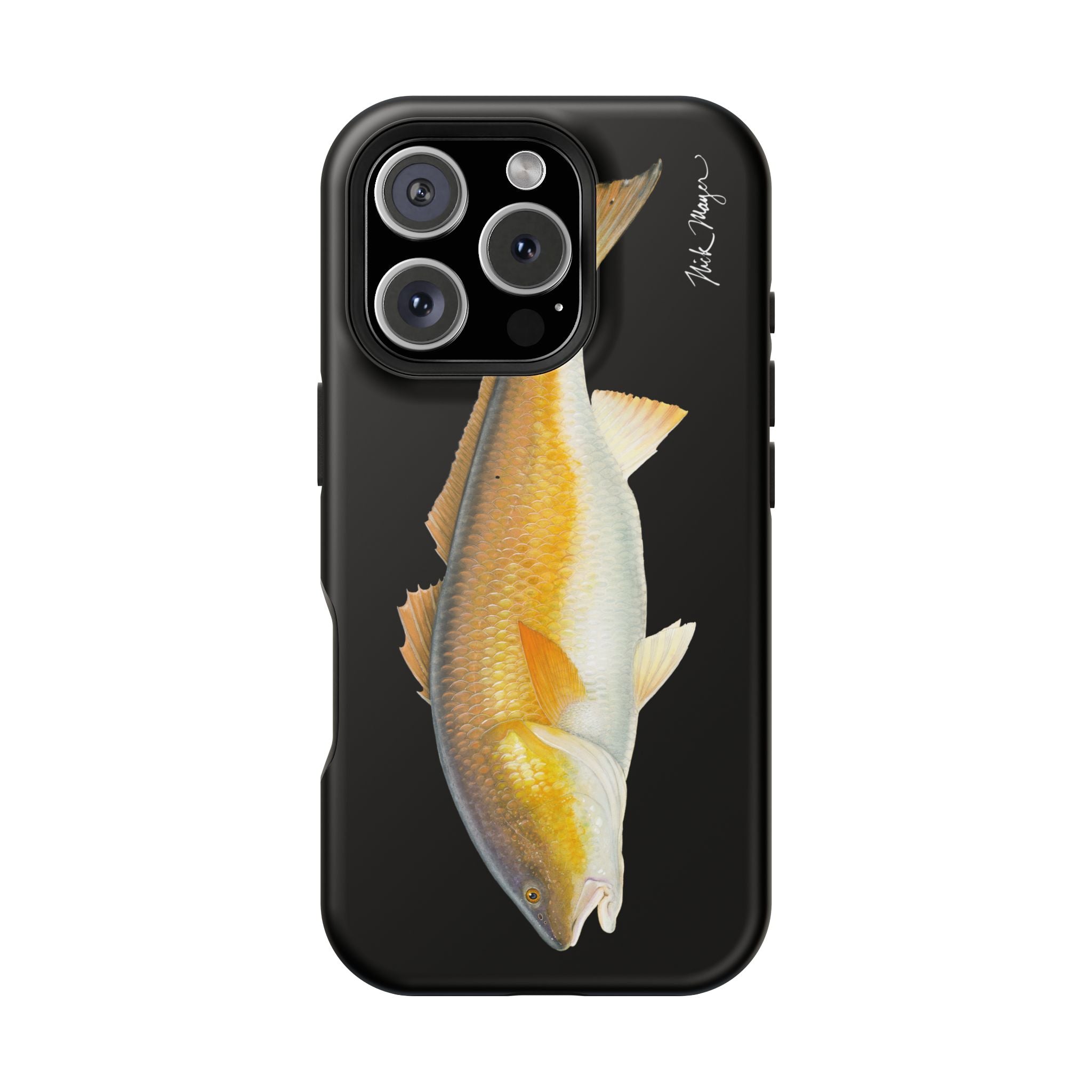 Bull Redfish MagSafe Black iPhone Case