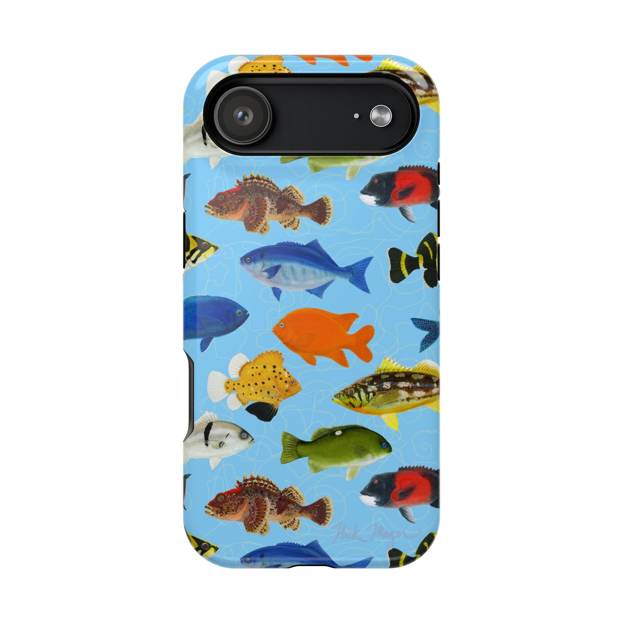 California Fish Blue MagSafe iPhone Case