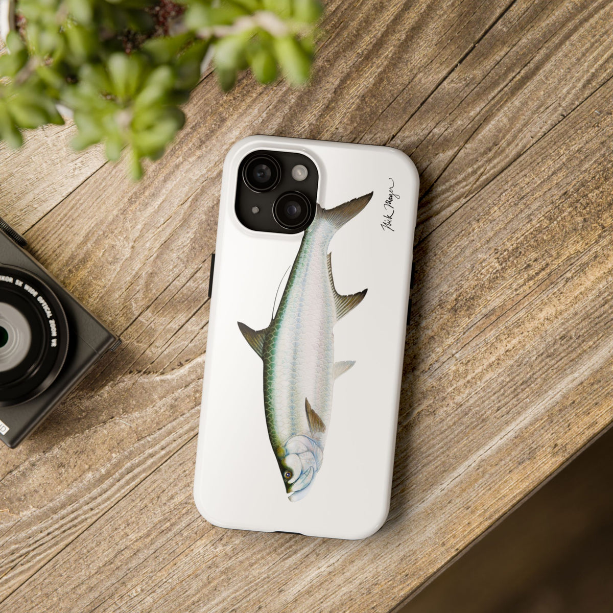 Tarpon White Phone Case (iPhone) Printify
