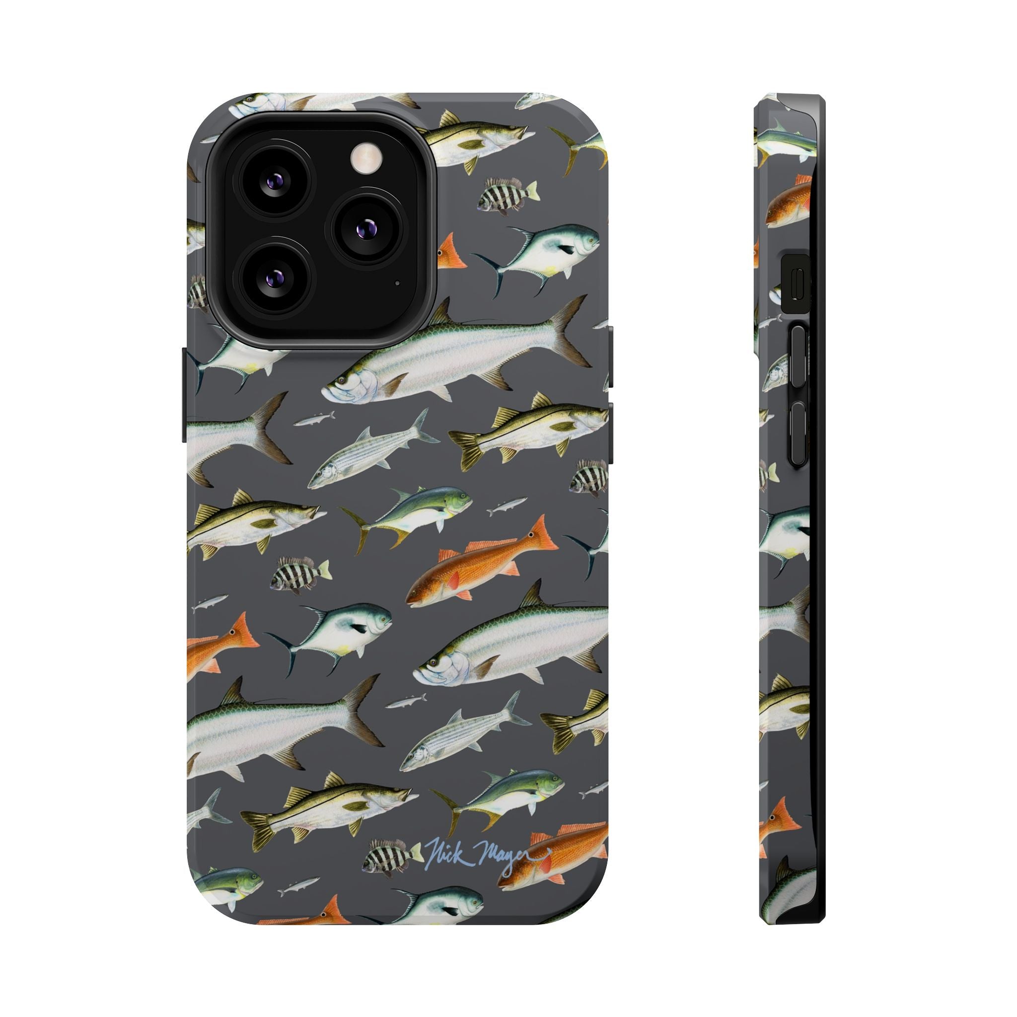NEW Southern Fish Grey MagSafe iPhone Case