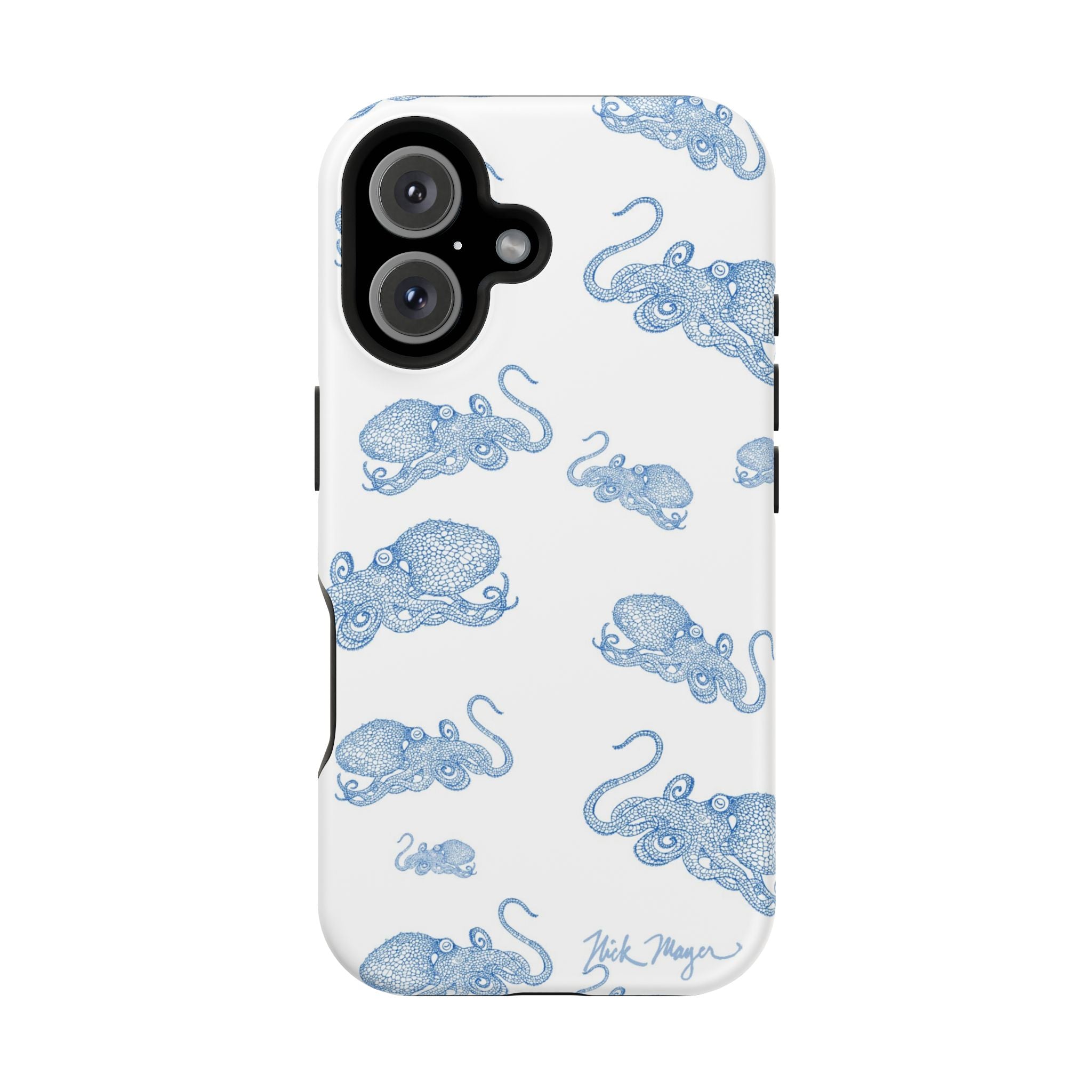 Blue Octopus 2 MagSafe iPhone Case