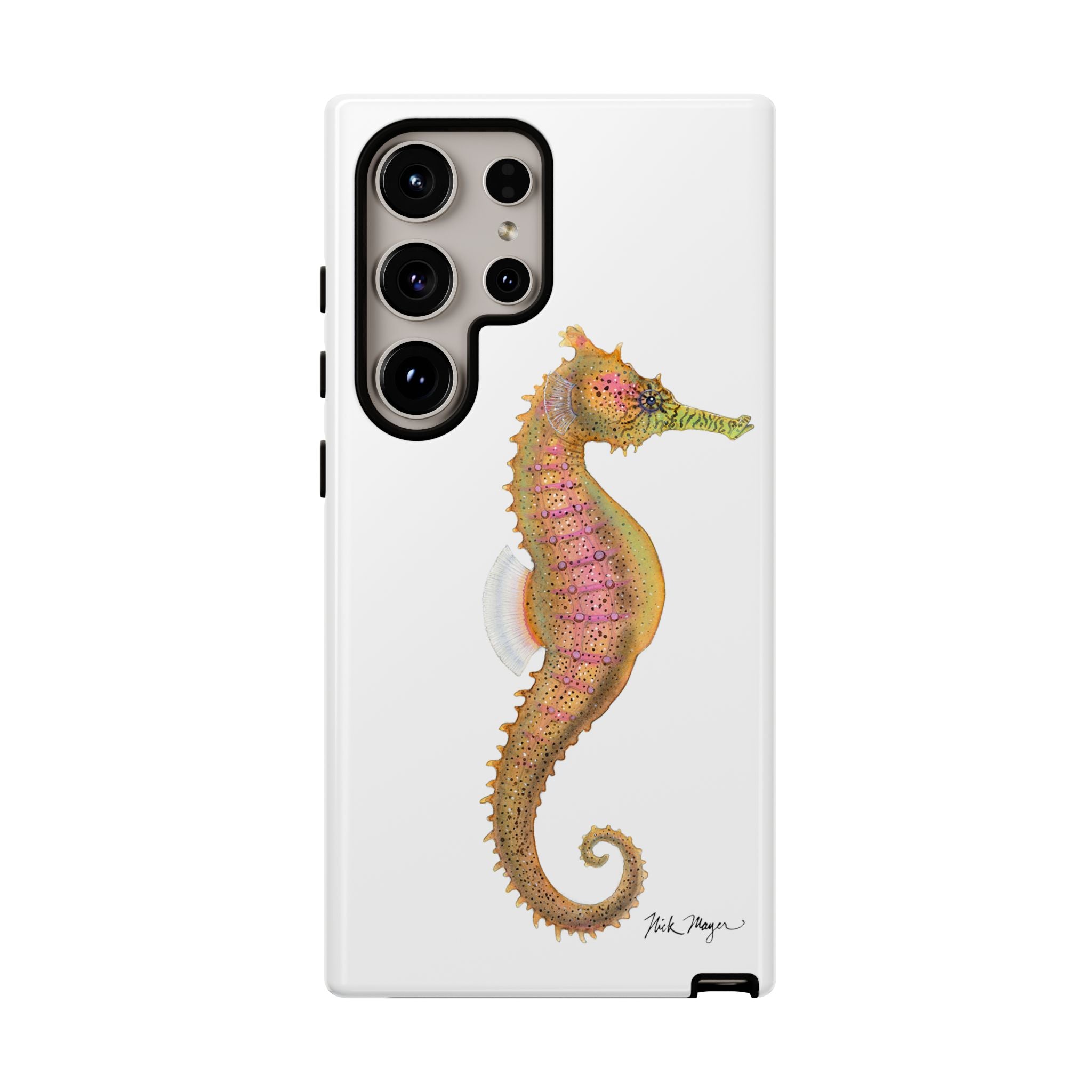 Pink Seahorse Phone Case (Samsung)