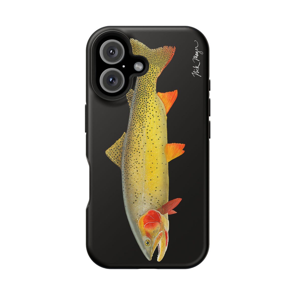 Cutthroat Trout 1 Black MagSafe iPhone Case Printify