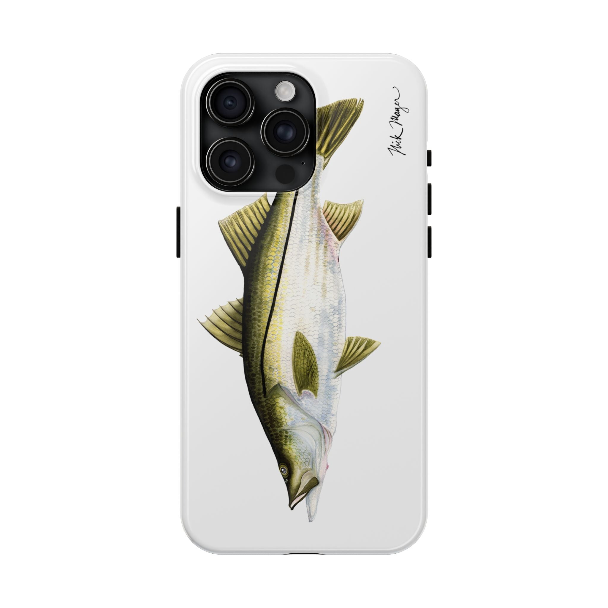 Snook White Phone Case (iPhone)