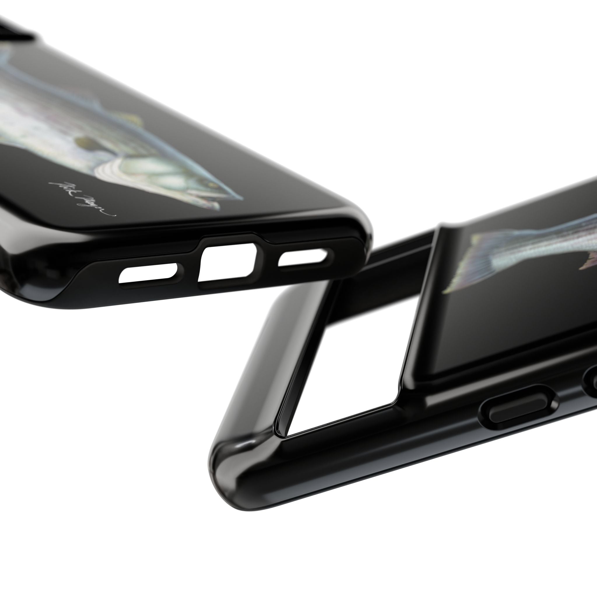 Cow Striper Phone Case (Samsung) - black