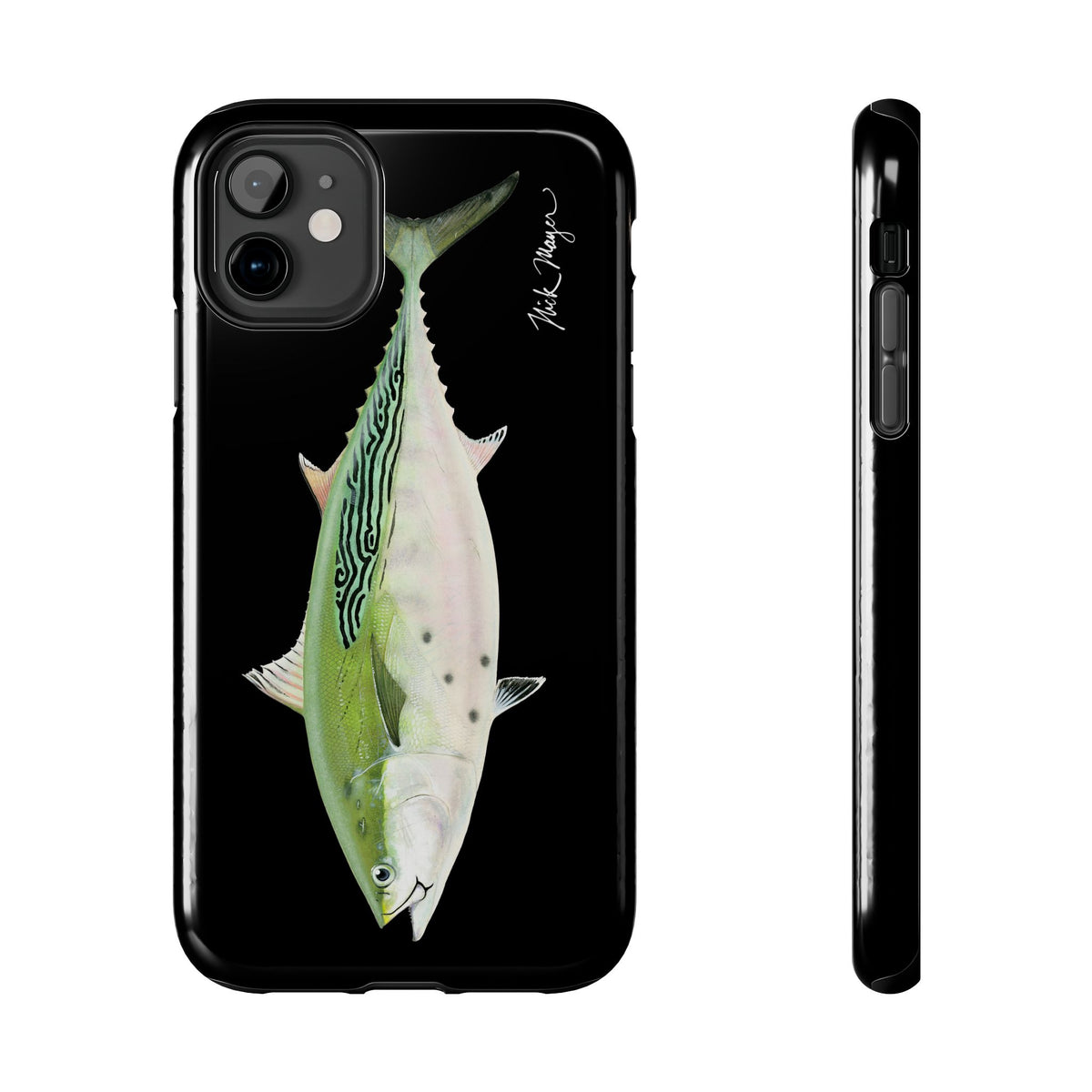 Albie Black Phone Case (iPhone) Printify
