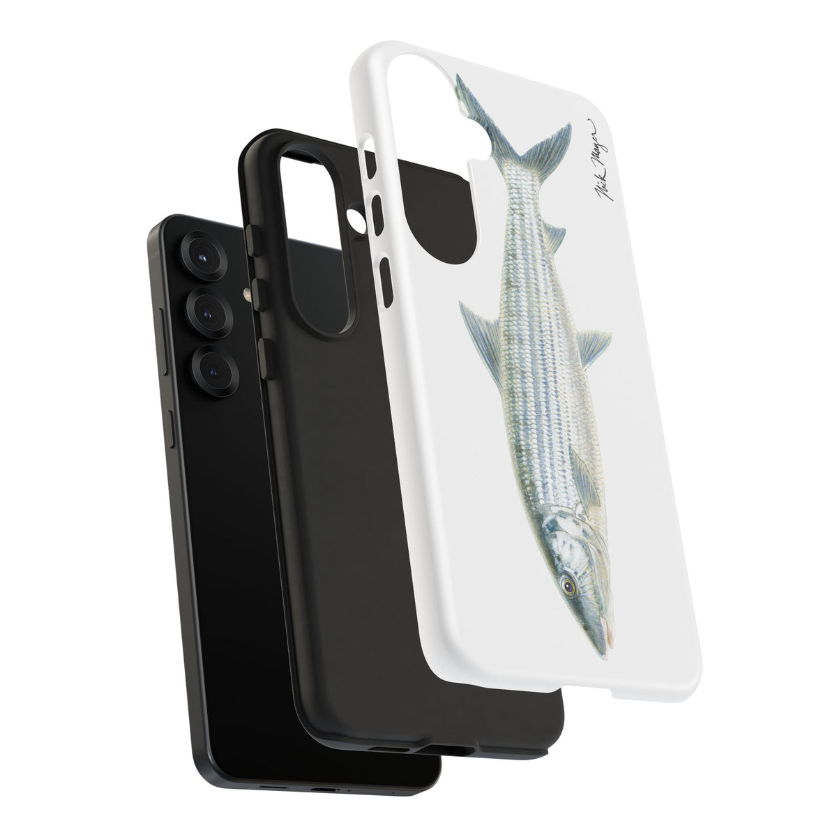 Bonefish White Phone Case (Samsung) Printify