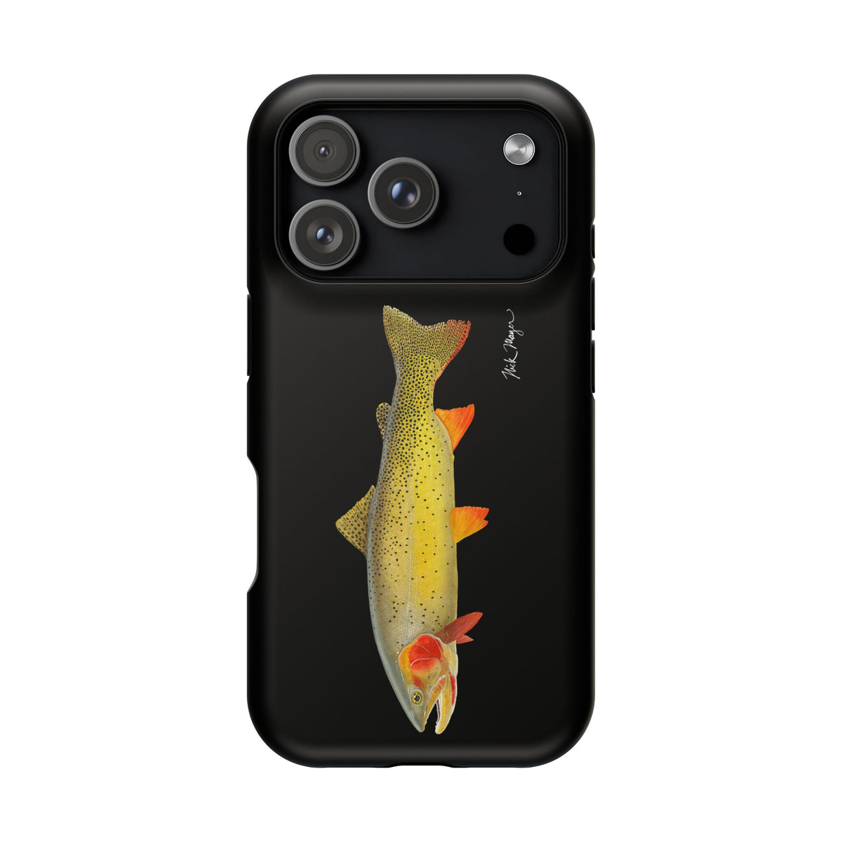 Cutthroat Trout 1 Black MagSafe iPhone Case Printify