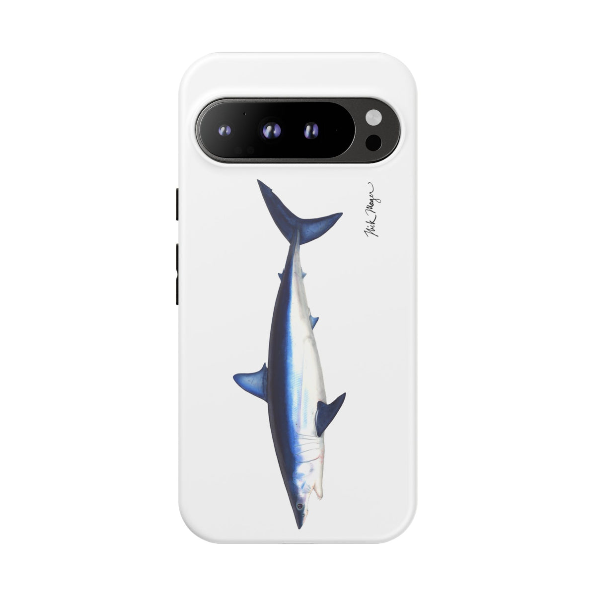 Mako Shark White Phone Case (Samsung) Printify