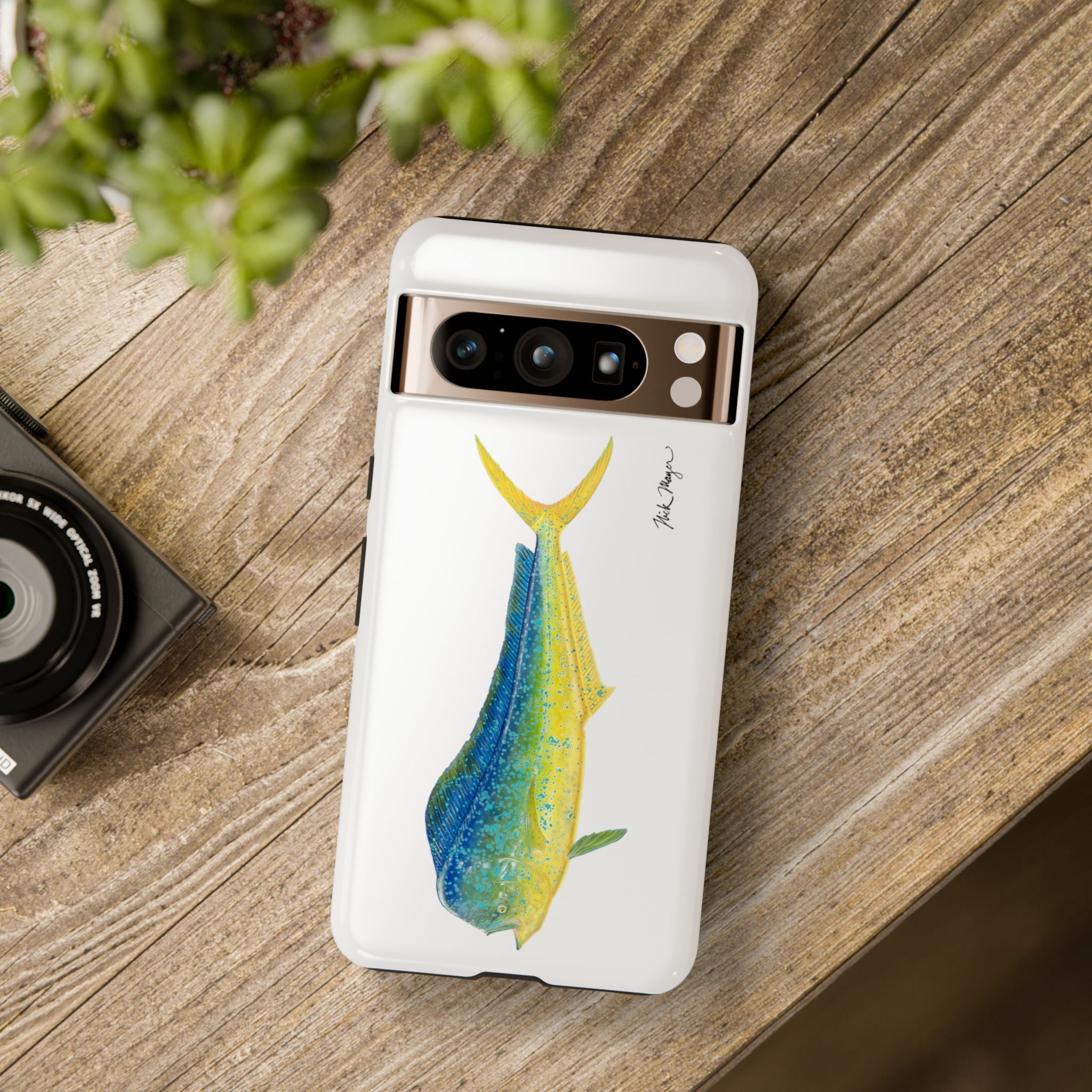 Bull Mahi White Phone Case (Samsung)